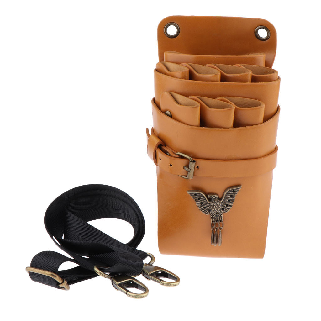 Hair Scissors Beard Mustache Shears Bag Pet Hairdressing Tools Holster Light