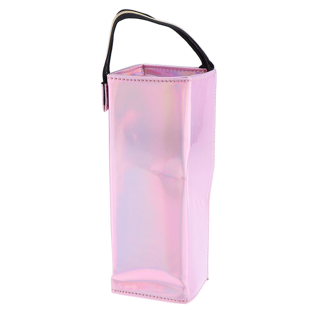 Specular Toiletry Makeup Bag Travel Case Zipper Cosmetic Organizer Pink