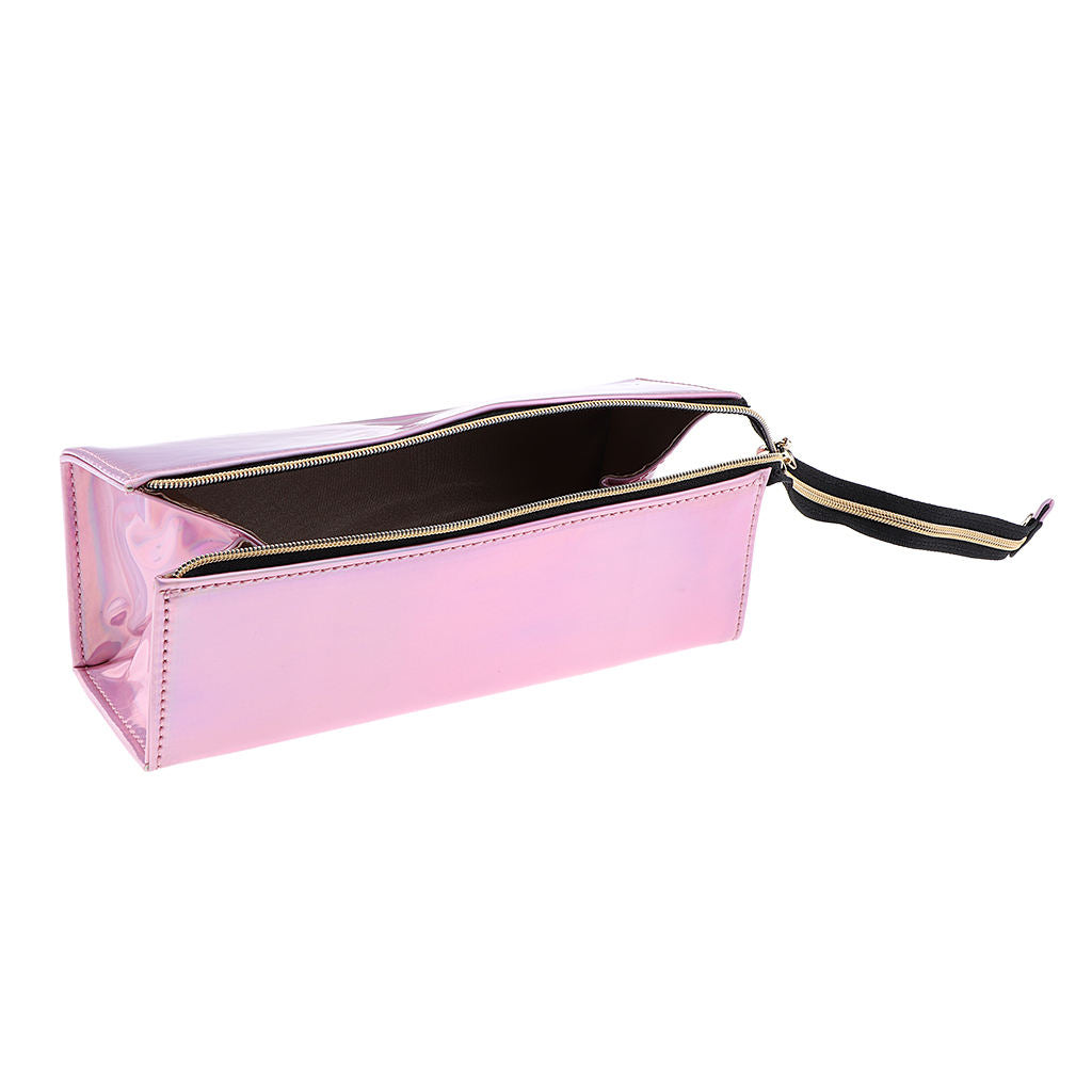 Specular Toiletry Makeup Bag Travel Case Zipper Cosmetic Organizer Pink