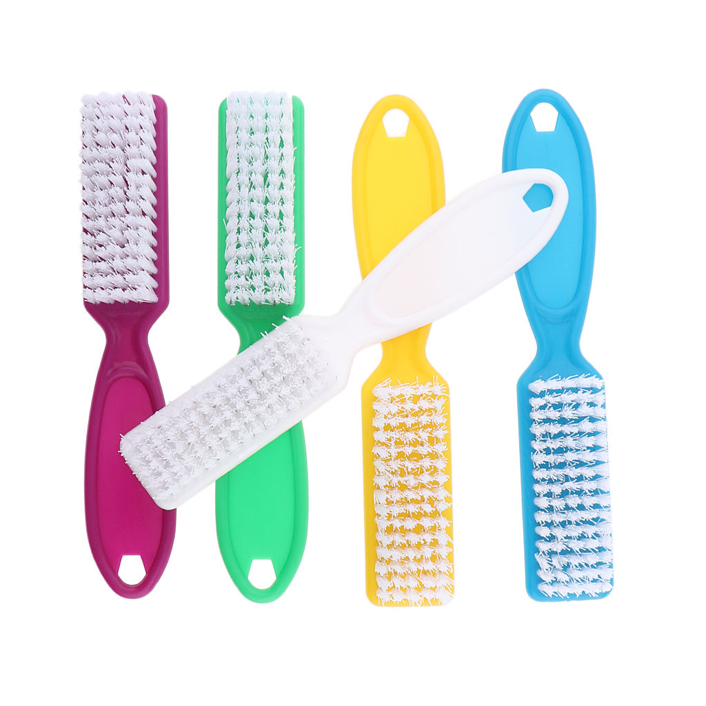 5x Multi-use Nail Art Dust Cleaning Brush Kitchen Garden Hobby Washing Brush