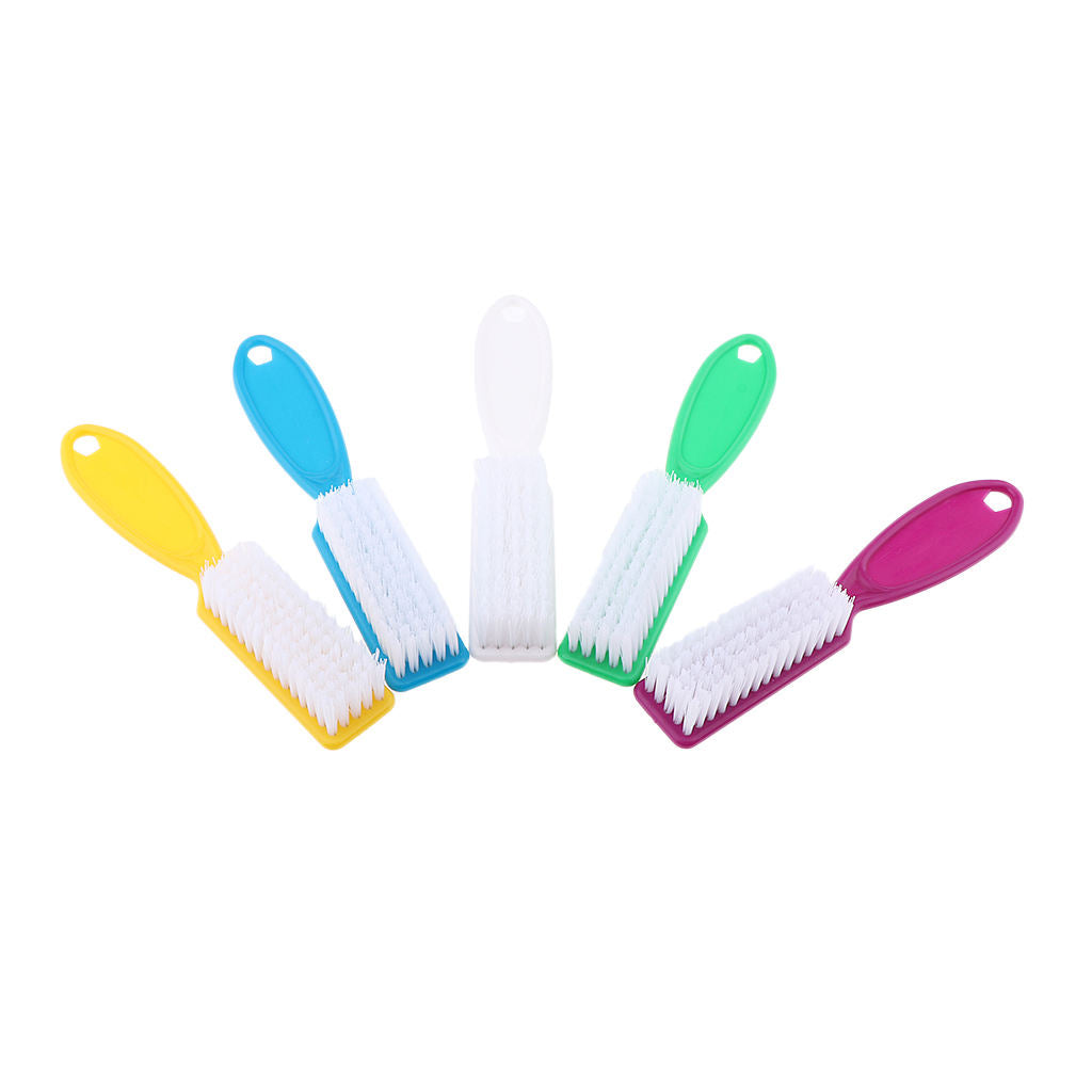 5x Multi-use Nail Art Dust Cleaning Brush Kitchen Garden Hobby Washing Brush