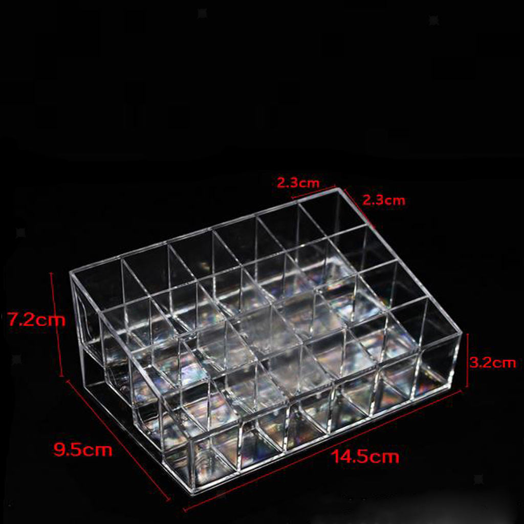 24 Grids Makeup Holder Organizer Display Stand for Lipsticks,Lip