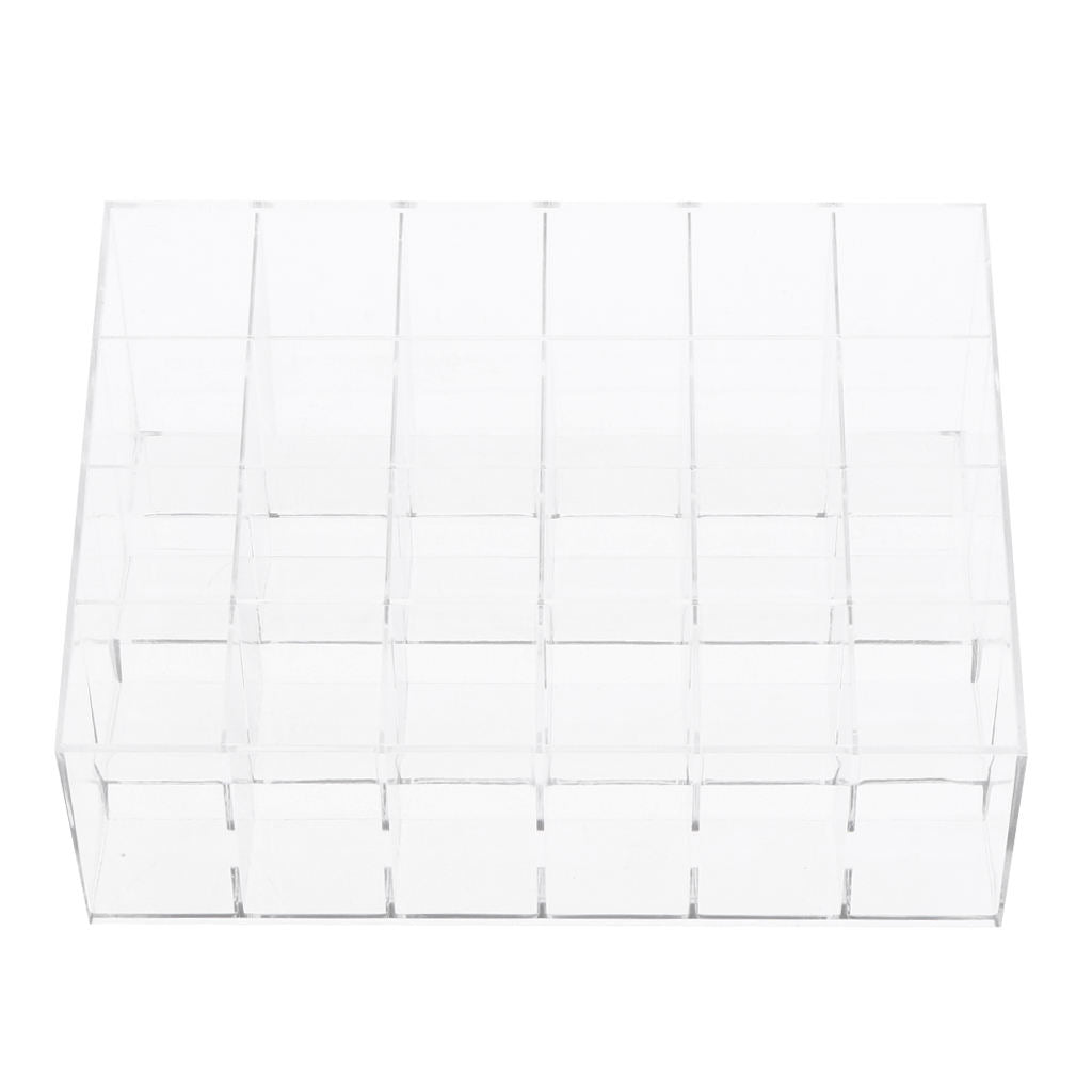 24 Grids Makeup Holder Organizer Display Stand for Lipsticks,Lip