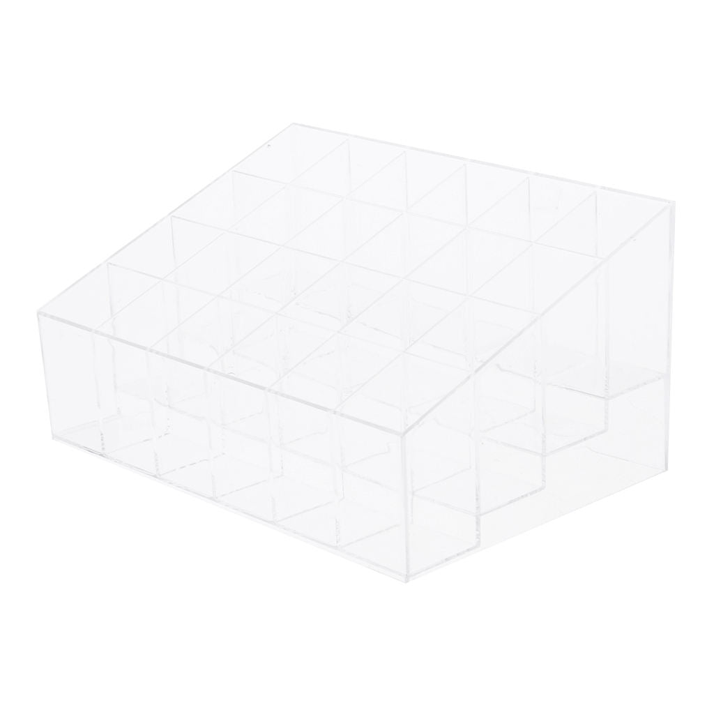 24 Grids Makeup Holder Organizer Display Stand for Lipsticks,Lip
