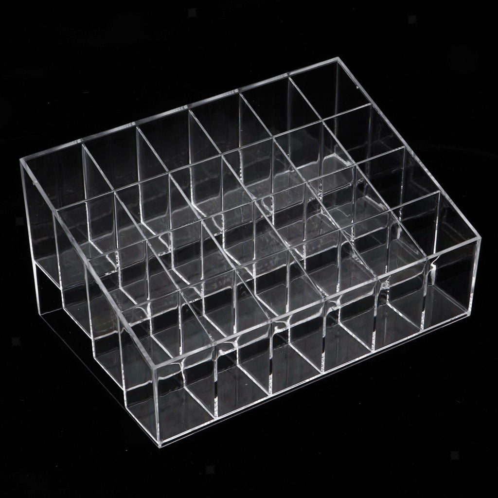 24 Grids Makeup Holder Organizer Display Stand for Lipsticks,Lip