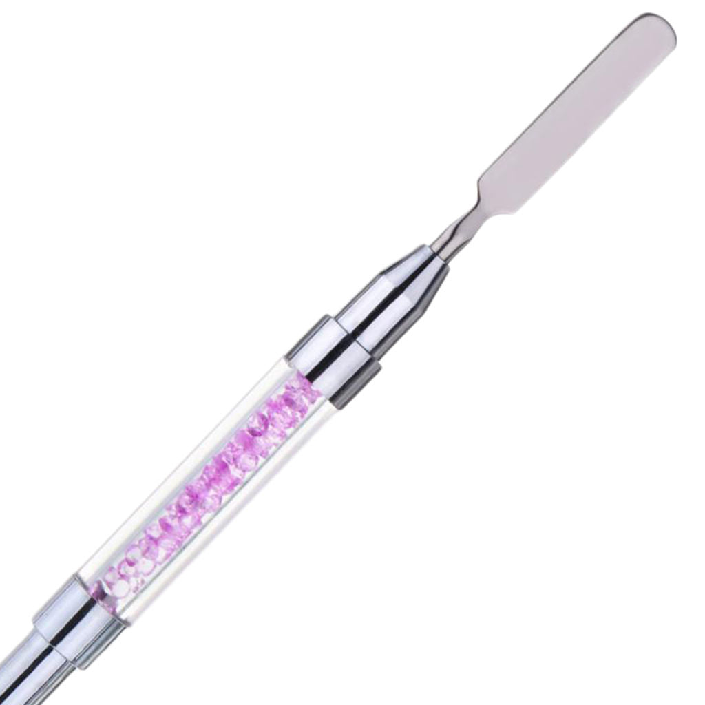 Poly Gel Nail Brush Dual-Ended Poly Acrylic UV Gel Extension Builder 5pcs