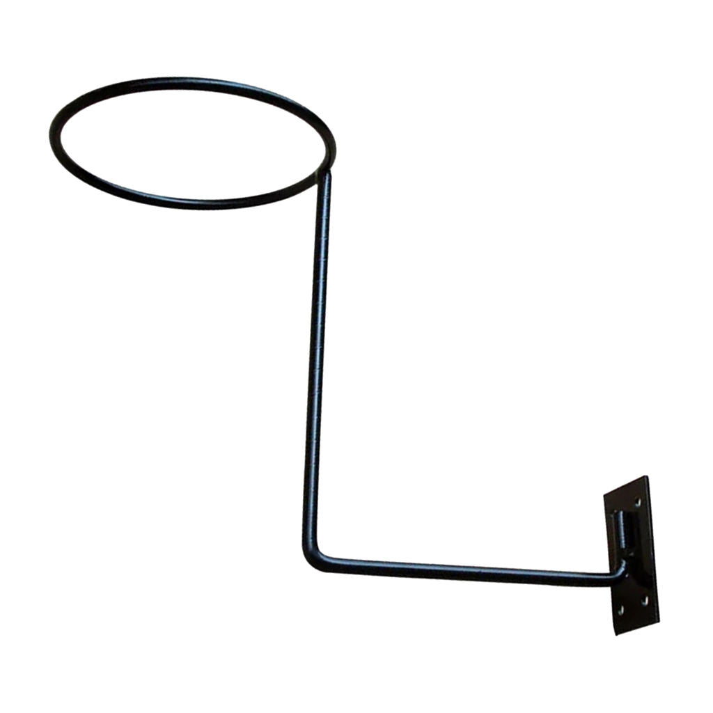Rust-proof Wall-mounted Metal Helmet Holder Stand Fisherman Hat   Rack