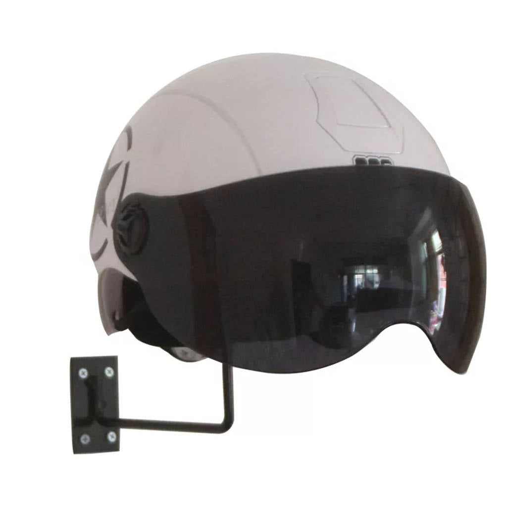 5Pcs Anti-corrosion Helmet Holder Top Sun Hat Storage Rack Hanger Black