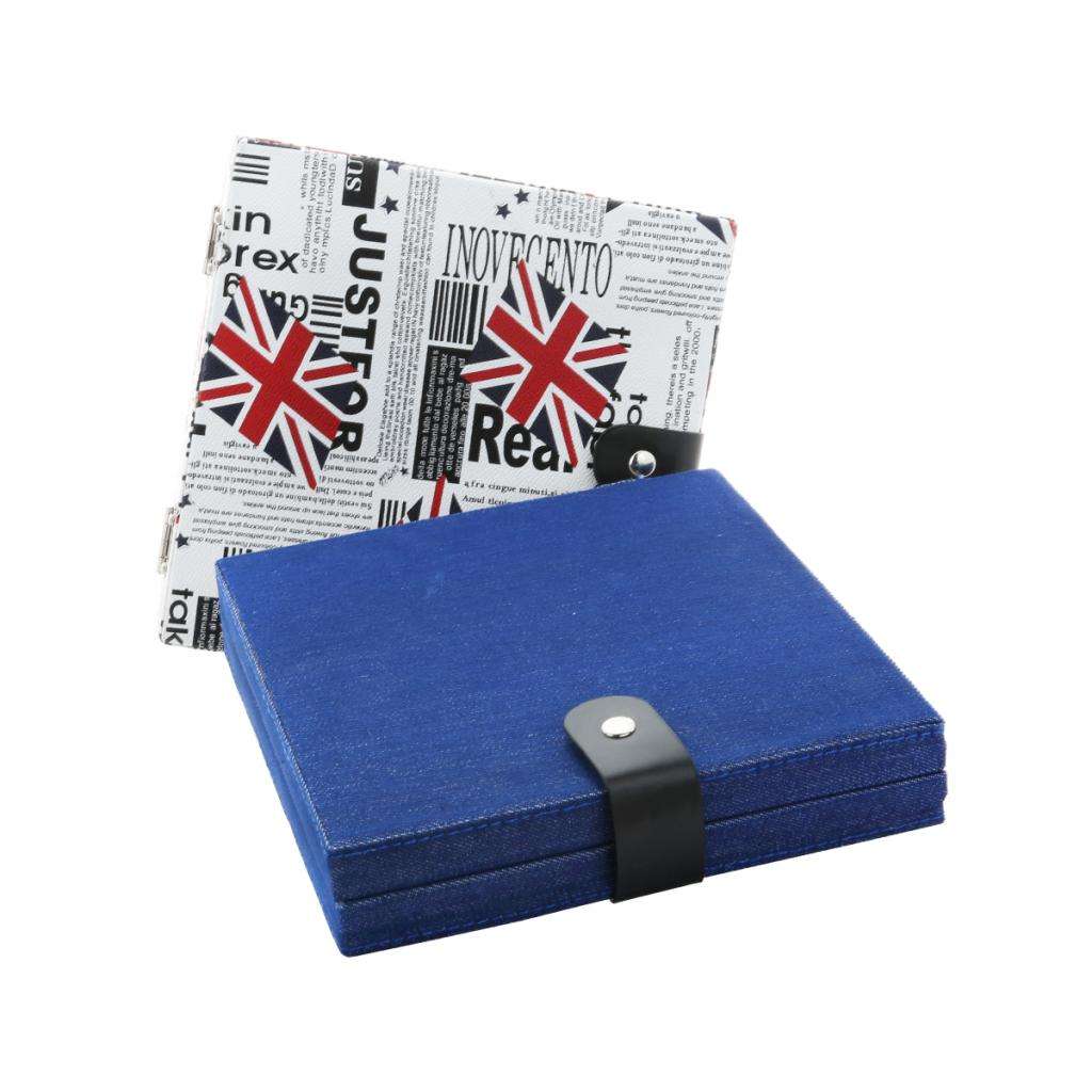 Durable Square Hair Styling Scissors Clips Combs Case Pouch Hold 7 Scissors