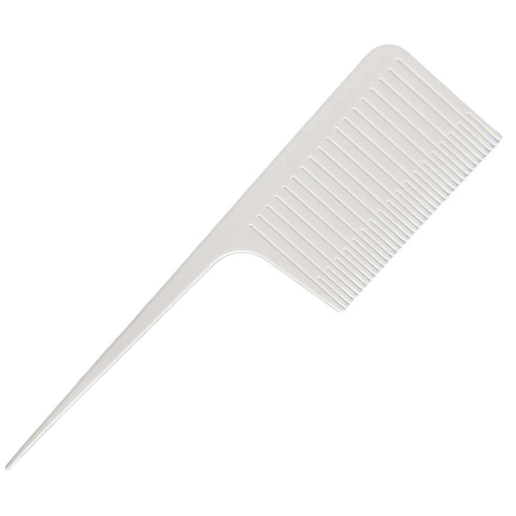 ABS Plastic Weaving Highlighting Foiling Hair Comb Highlight Combs White