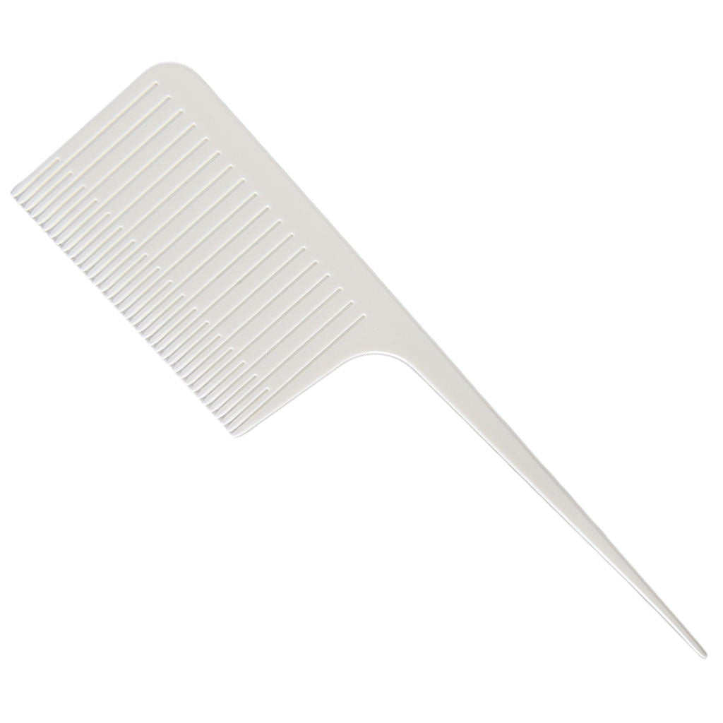 ABS Plastic Weaving Highlighting Foiling Hair Comb Highlight Combs White