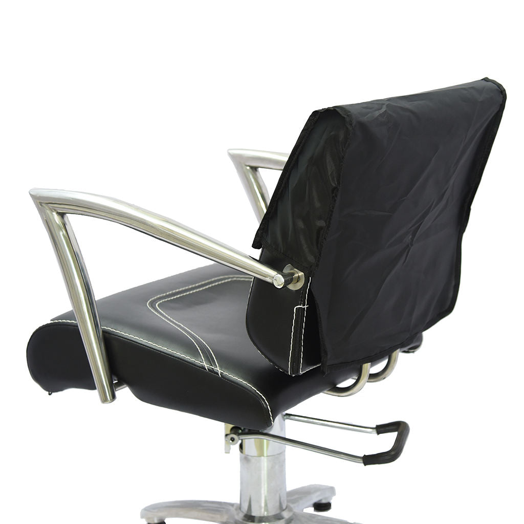 3pcs Hairdressing Barber Chair Back Covers Hair Salon Spa Beauty Plastic PVC