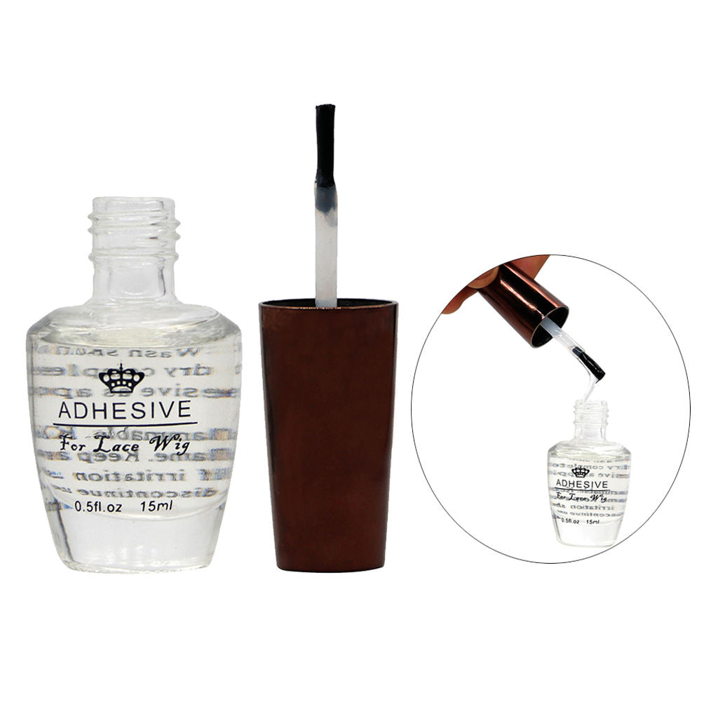 Lace Wig Glue Hair Replacement Adhesive Strong Hold 0.5OZ Hair Invisible for