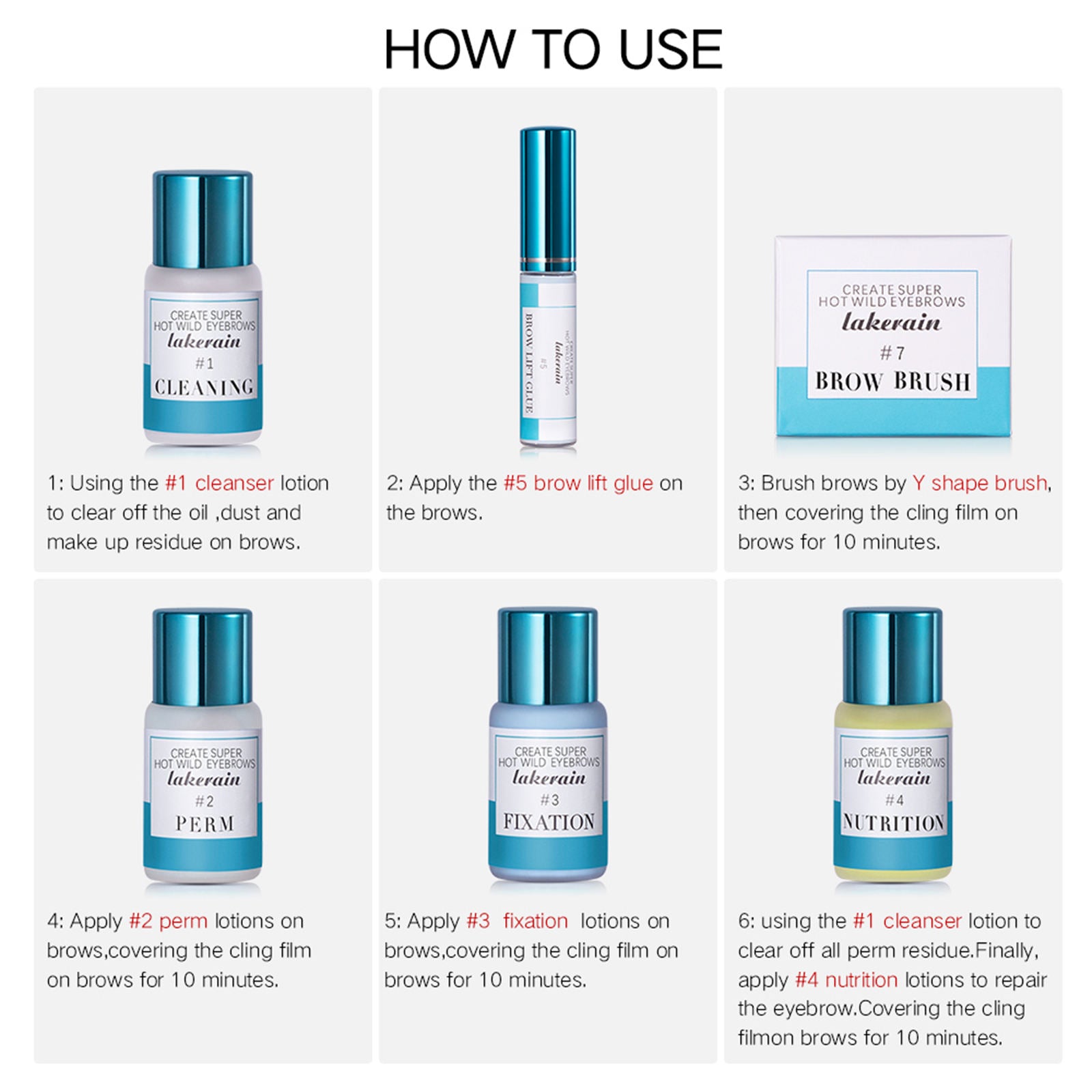 Eyebrow Lamination Kit, DIY Perm for Brows, Professional Lift for Trendy Fuller