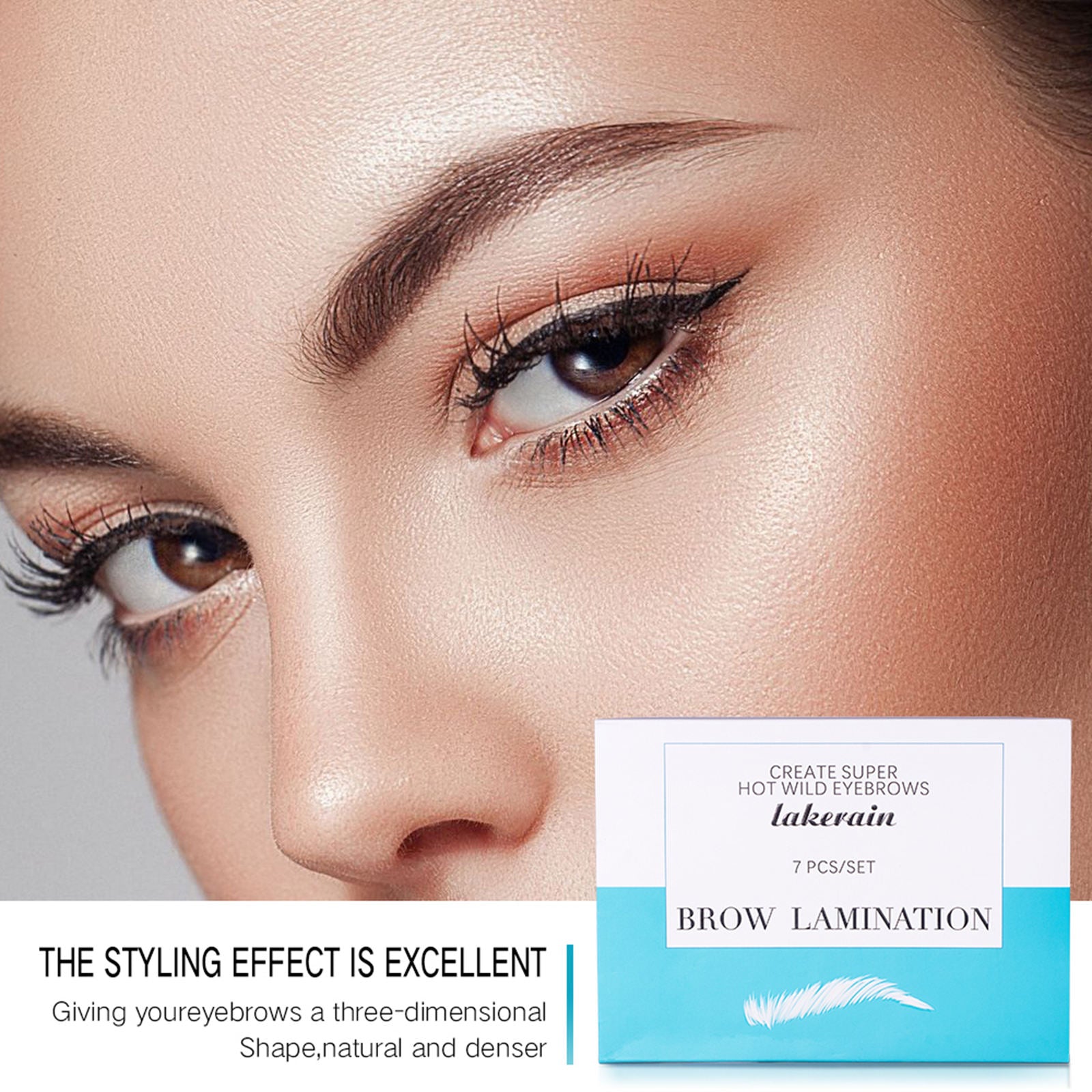 Eyebrow Lamination Kit, DIY Perm for Brows, Professional Lift for Trendy Fuller