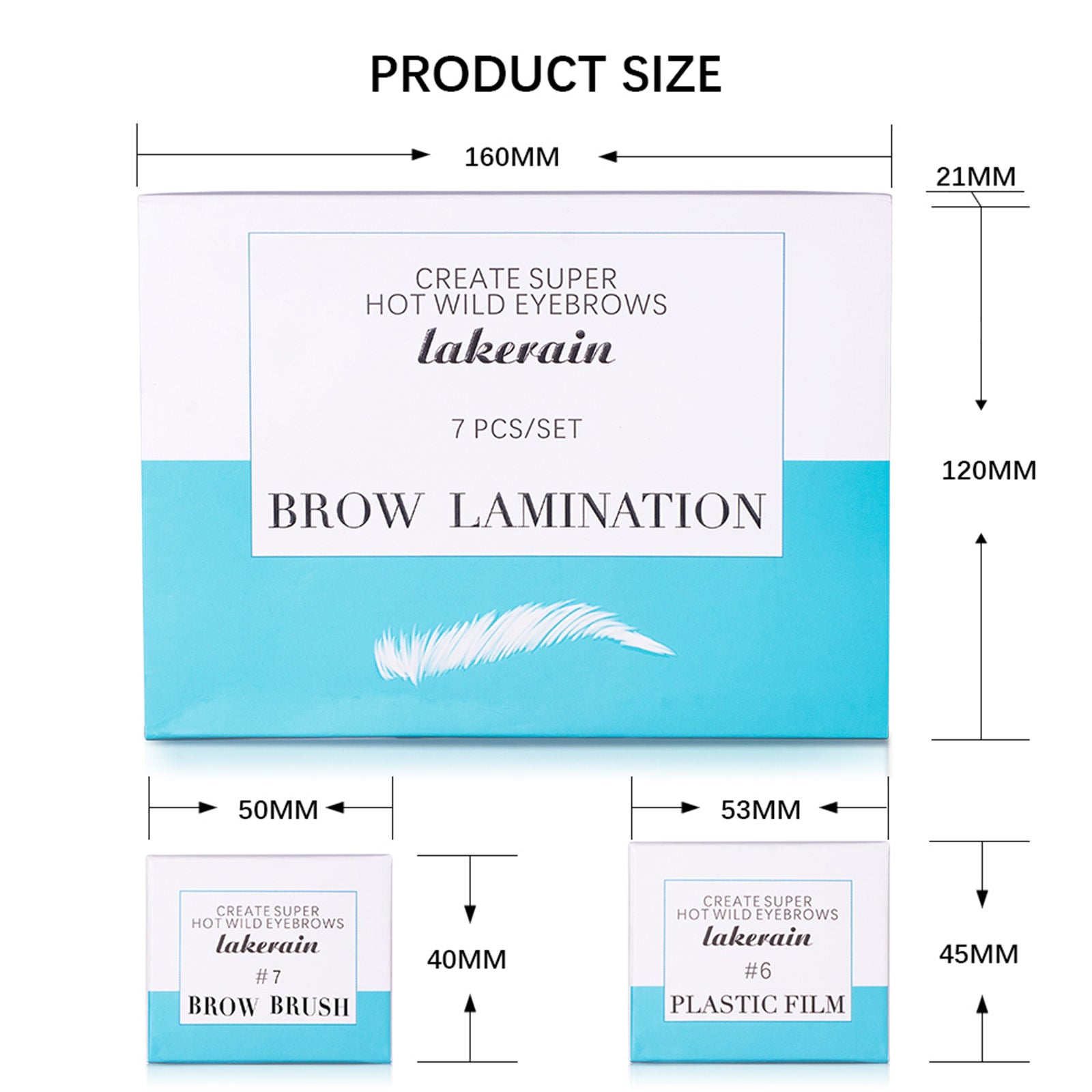 Eyebrow Lamination Kit, DIY Perm for Brows, Professional Lift for Trendy Fuller