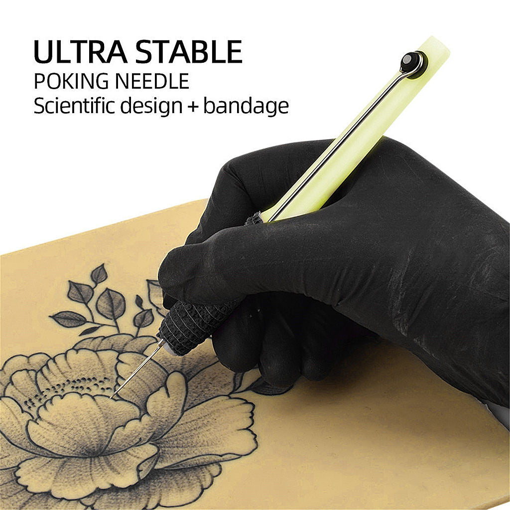Hand Poke Stick Tattoo Kit Tattoo Poke Pen Bandage DIY Tattoo Supply Kit