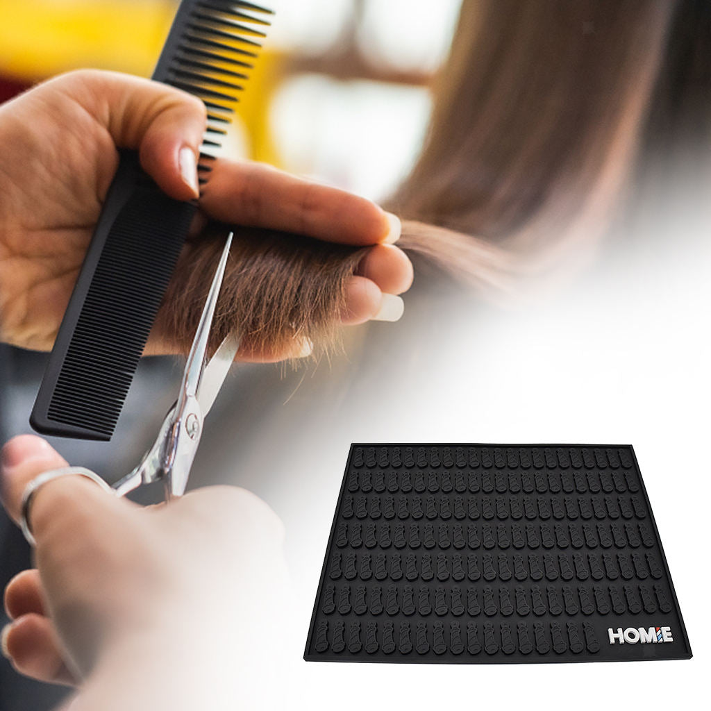 Mat for Hair Styling Tools Silicone Tray for Hair Straightener Salon Use