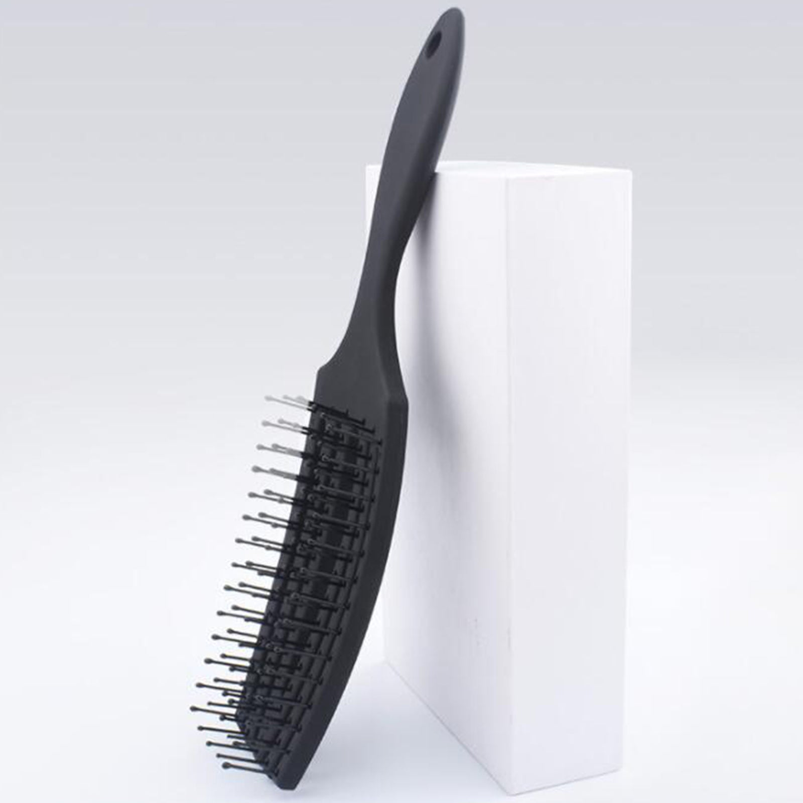 Detangler Curved Vented Hair Brush for Men and Women Kids All Hair Types