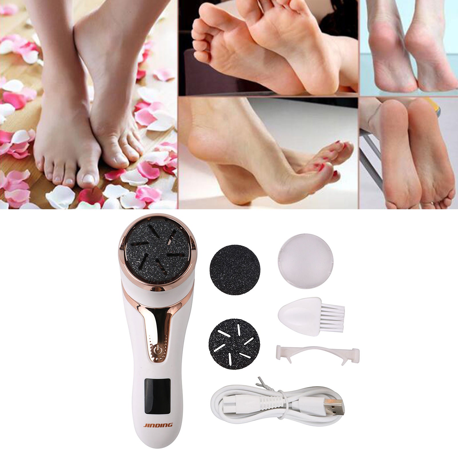 Electric Callus Remover Pedicure Electronic Foot File Cracked Skin Remover
