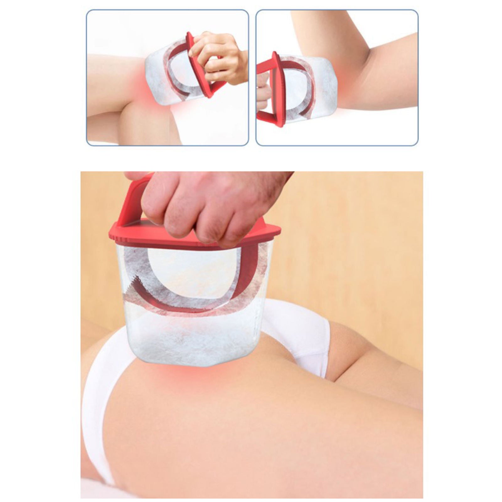Reusable Icing Ice Massage Cups Fitness Cold Massage Roller Tool Freezable