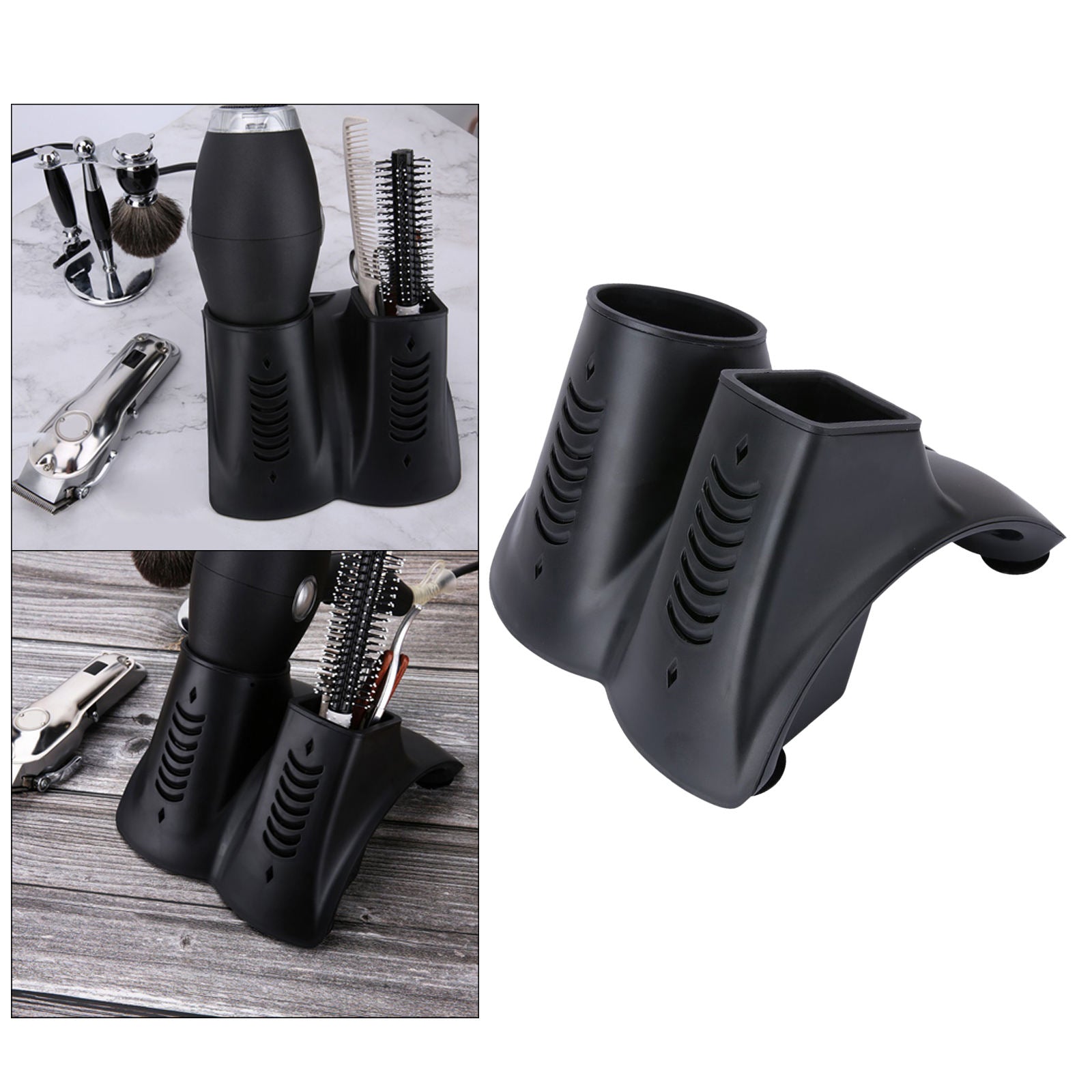 Hair Dryer Holder Holder Combs Organizer Stand for Countertop Accessories