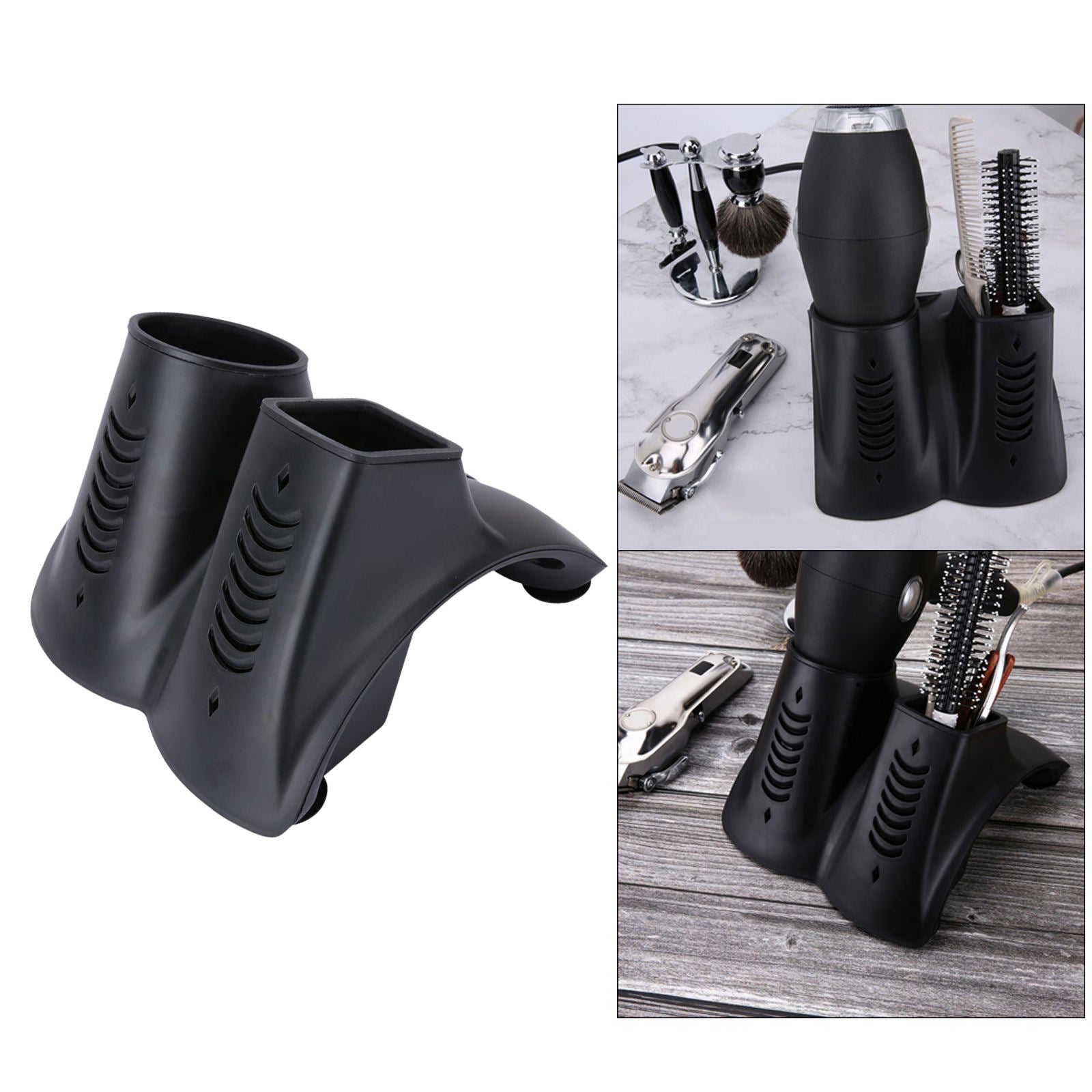 Hair Dryer Holder Holder Combs Organizer Stand for Countertop Accessories