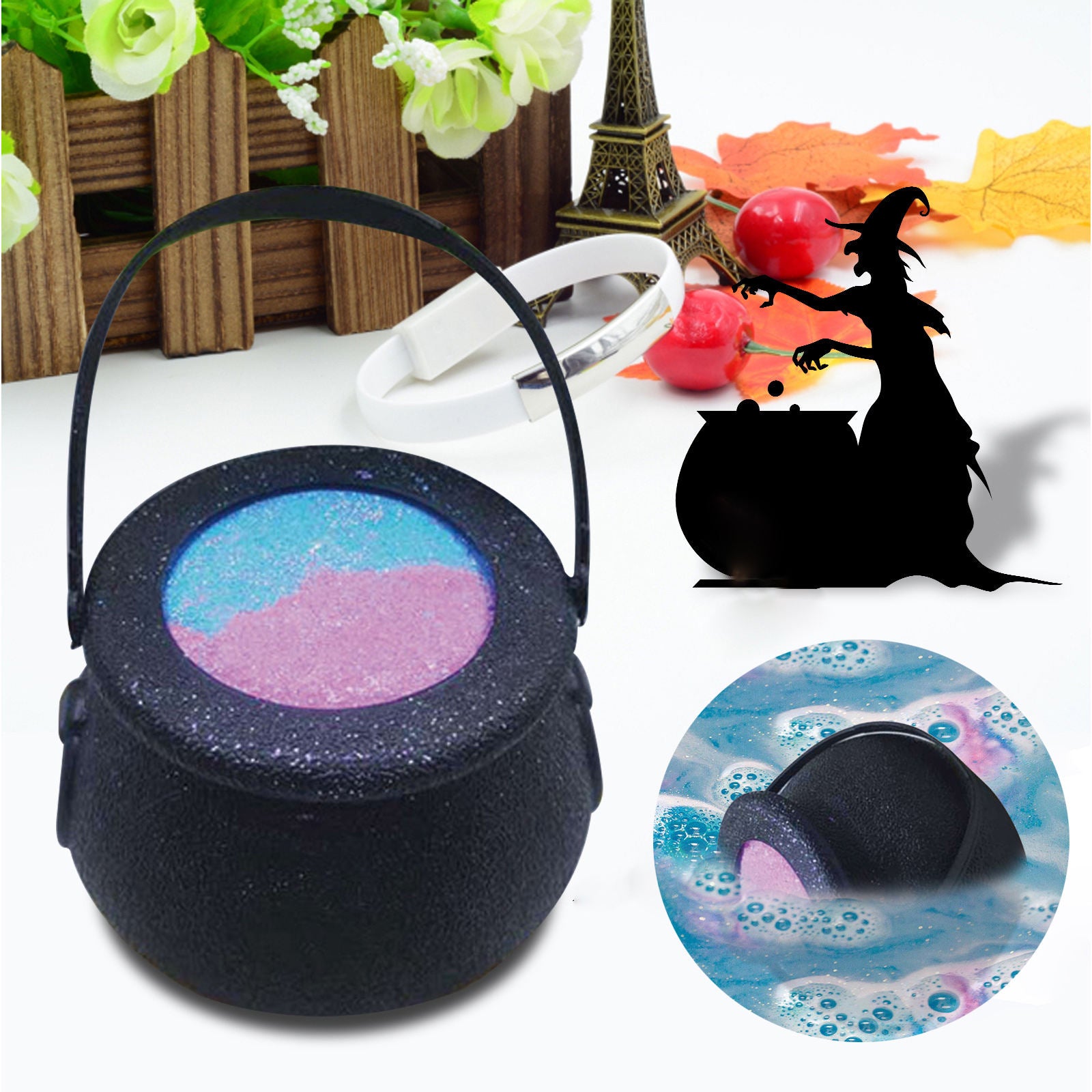 1Pcs 150g Bath Bombs Witch Jar Eplosive Salt Best Gift for Her Wife Women