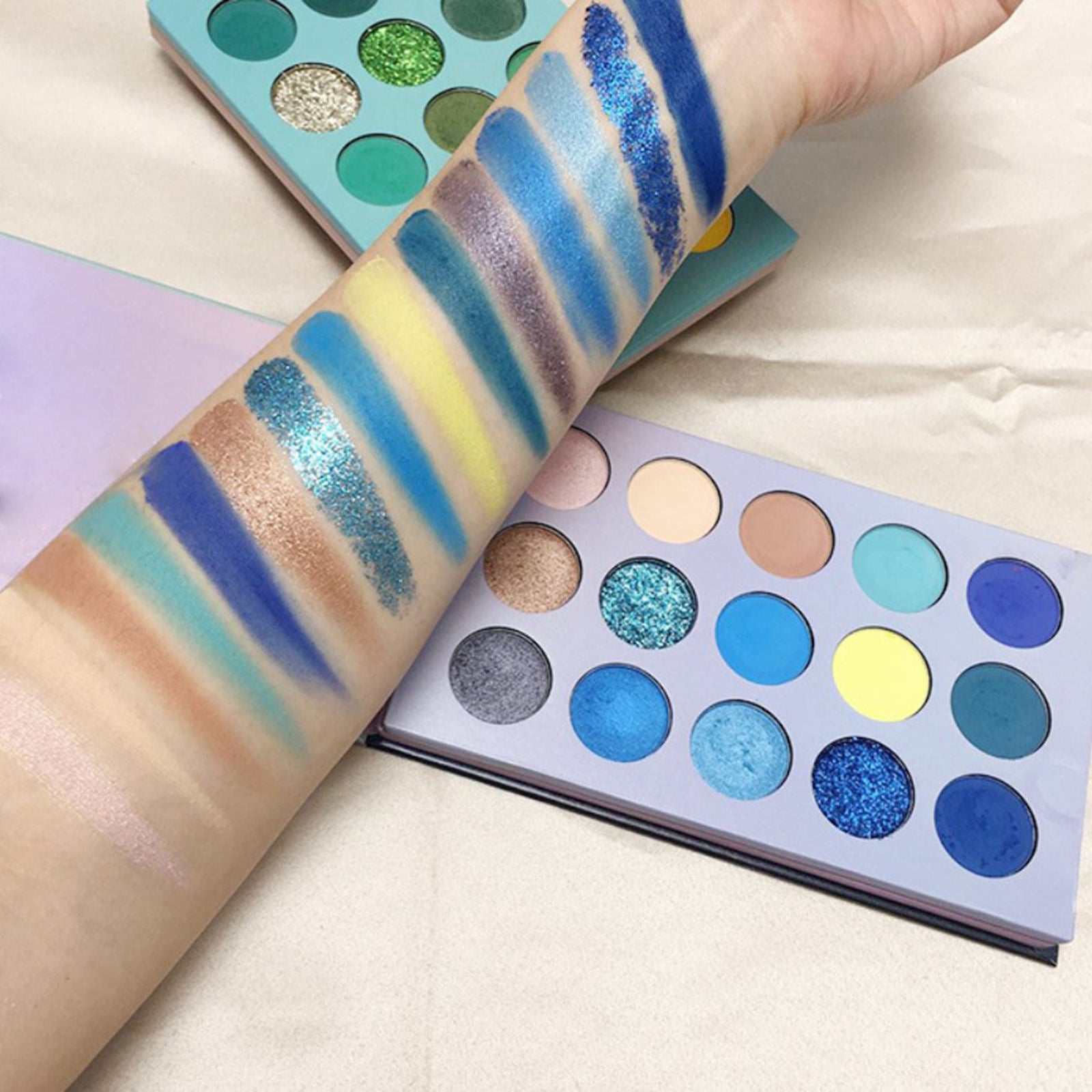 Eyeshadow Palette 60 Color Blendable Makeup Board for Beginners Shimmers