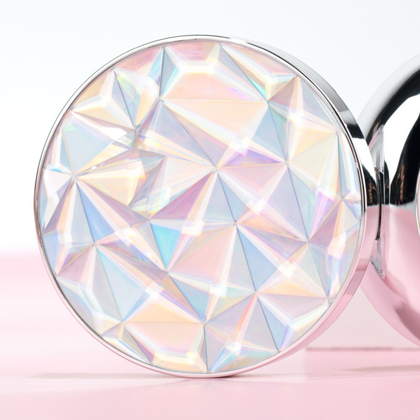 15ml Air Cushion Puff Box Refillable Luxurious for 8 LED Lights with Mirror