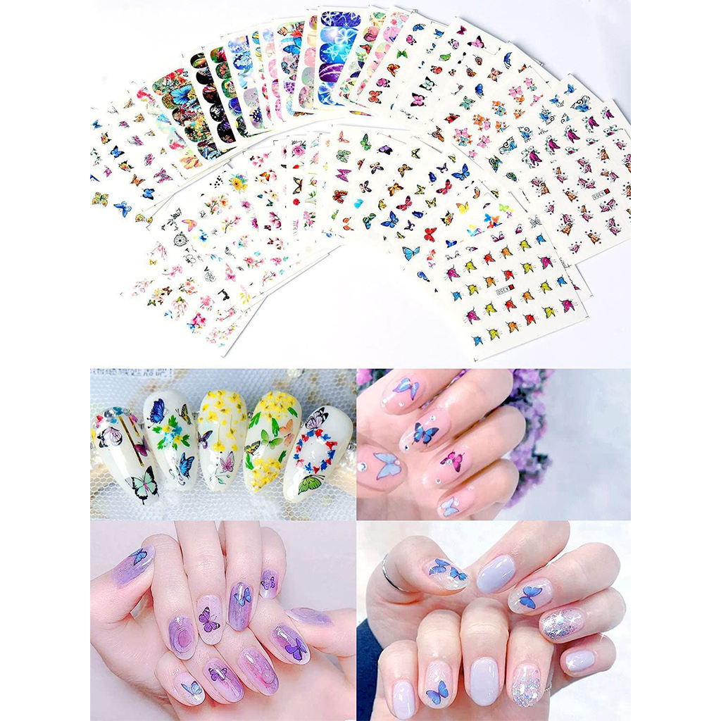 48 Pieces Nail Art Stickers Lasting Effect Fruit Shaped Colorful Charming Nail