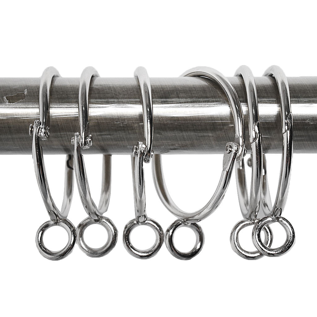 12pcs  Hook with Clamp Shower Curtain Home Decoration