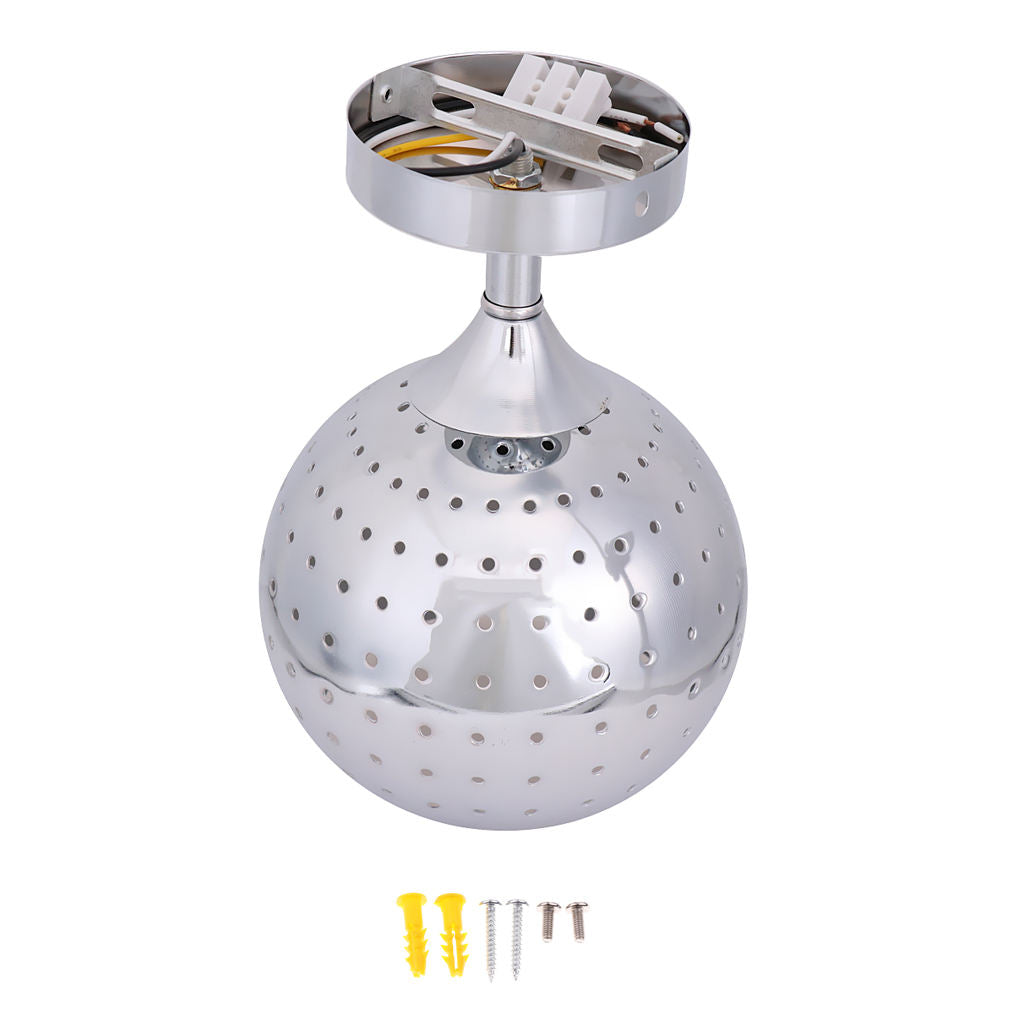 Industrial Porous Ball E27 Hanging Lamp Shade Ceiling Light Fixtures