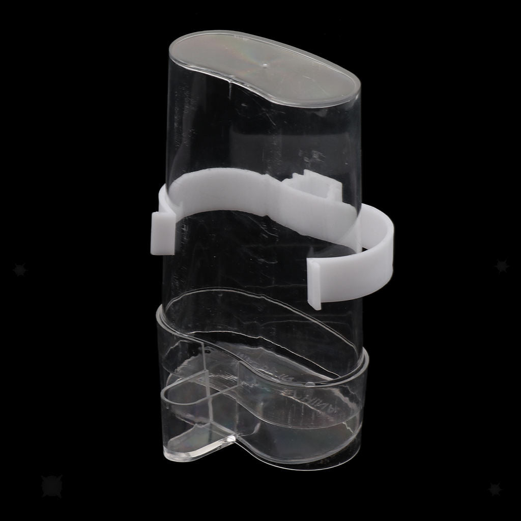 2x Parrot Bird Pet Water Drinker Food Feeder for Love Bird Aviary Budgie