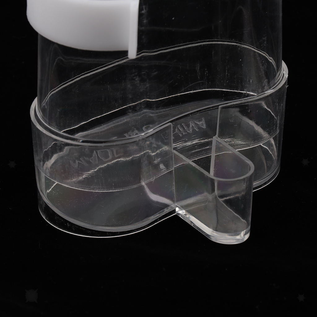 2x Parrot Bird Pet Water Drinker Food Feeder for Love Bird Aviary Budgie