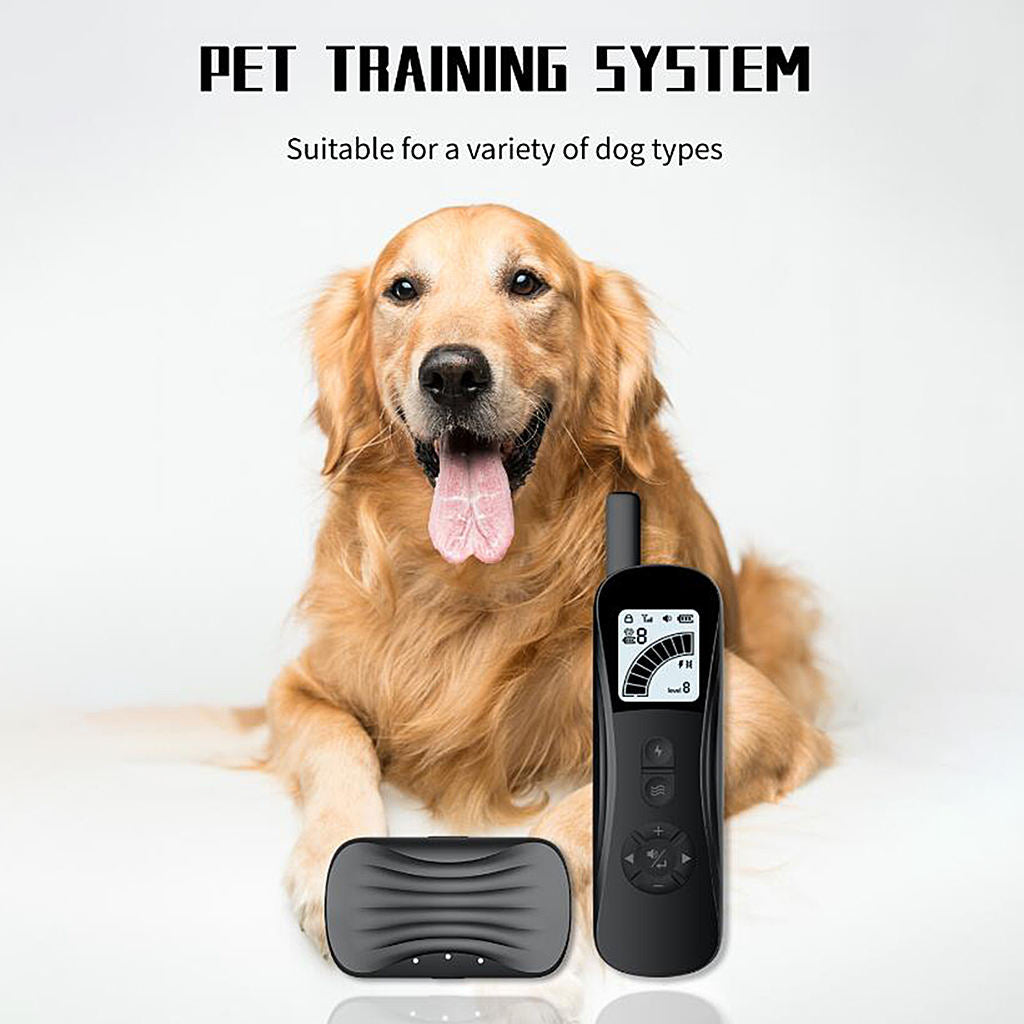 Dog Shock Collar Remote Control Waterproof Electric Vibrate Anti