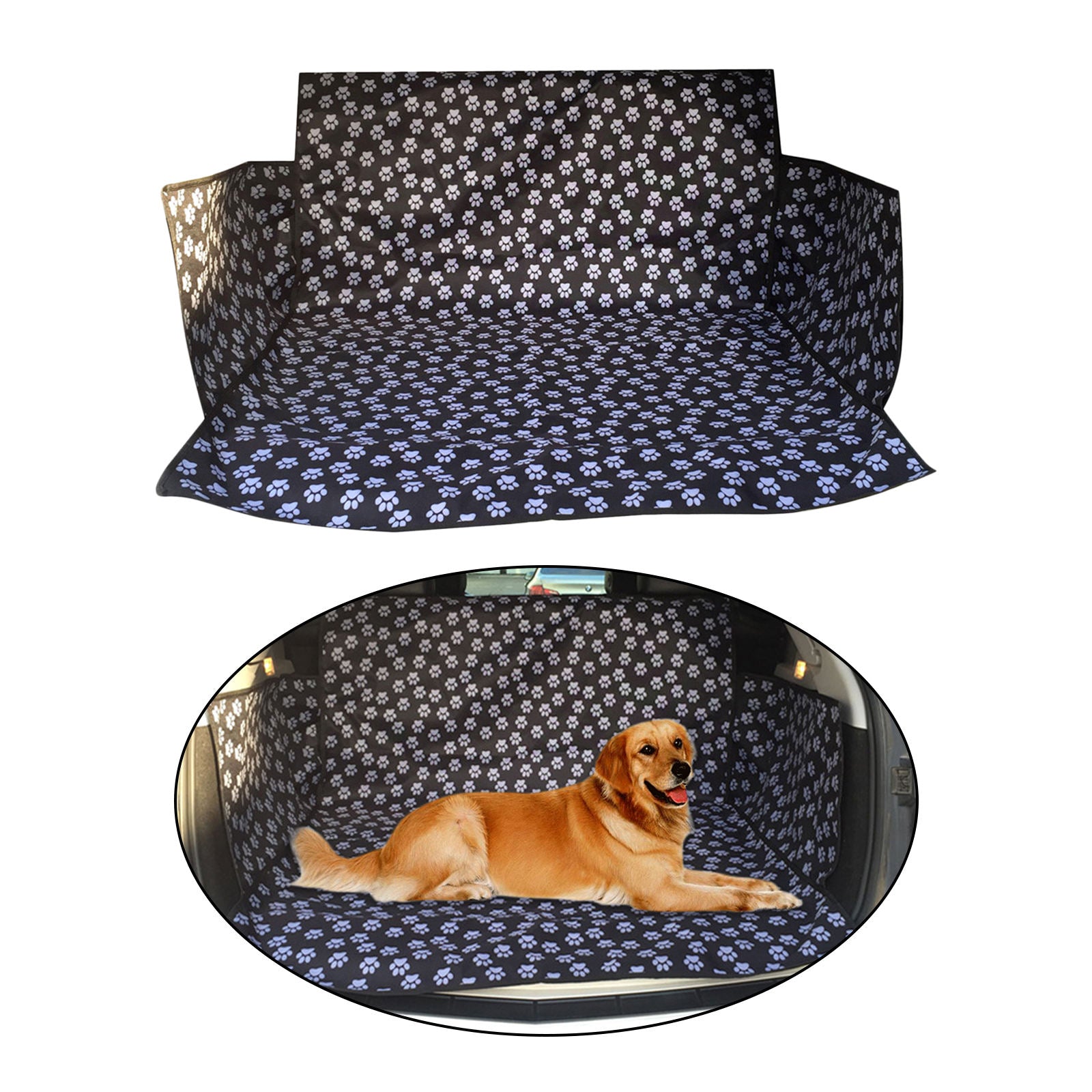 Pet Carriers Dog Seat Cover Protect Waterproof Hammock Back Mat for Car SUV