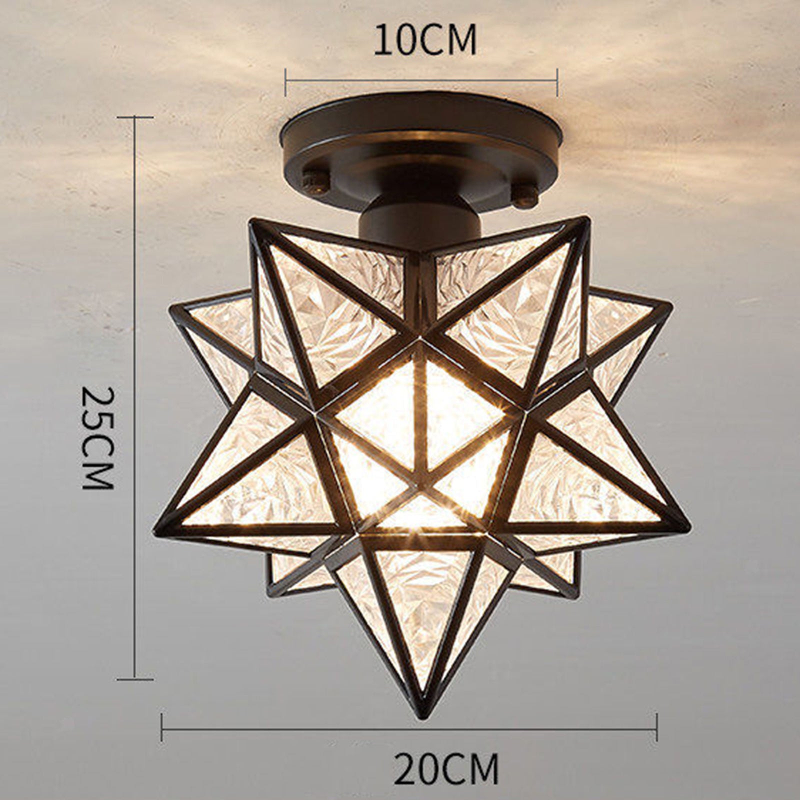 2× Ceiling Light Chandelier Dimmable for Office Hallway Balcony Decoration