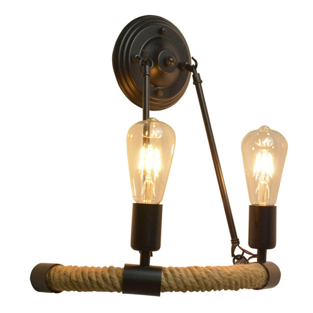 Double-headed Wall Lamp Bedside Reading Sconce Kitchen Light Indoor Balcony