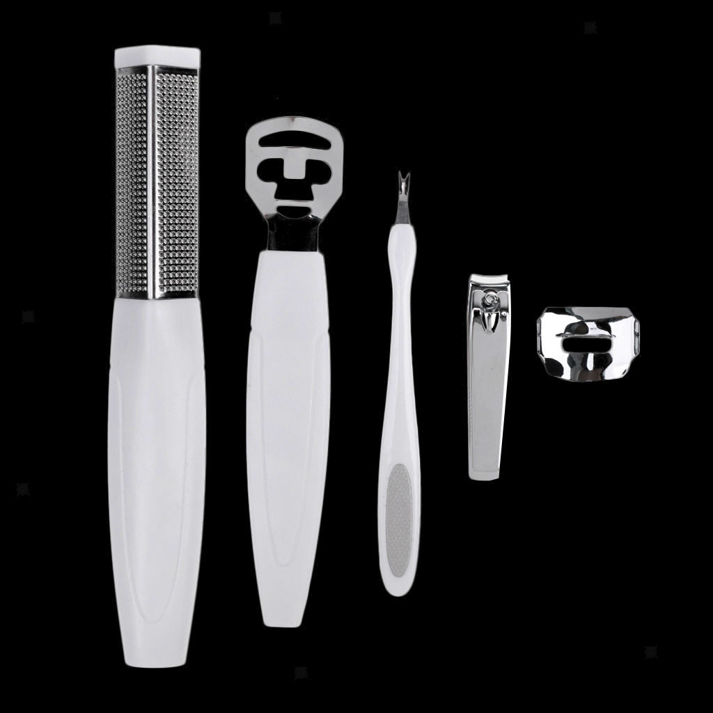 4 in 1 Foot File Pedicure Kit Callus Corn Hard Skin Remover Nail Clipper