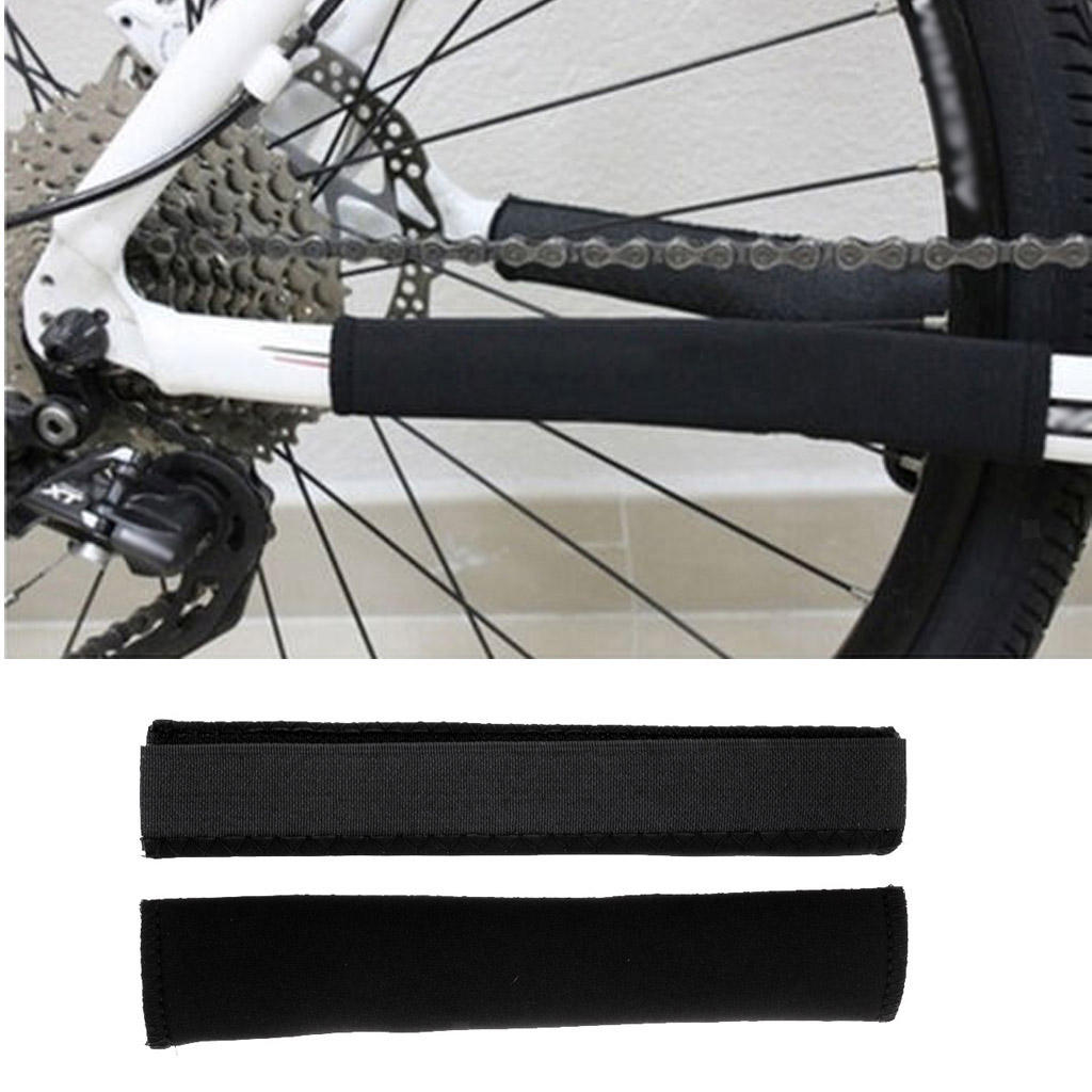 2Pcs Bicycle Frame Chain Stay Protector Guard Anti-scratch Chain Care Cover
