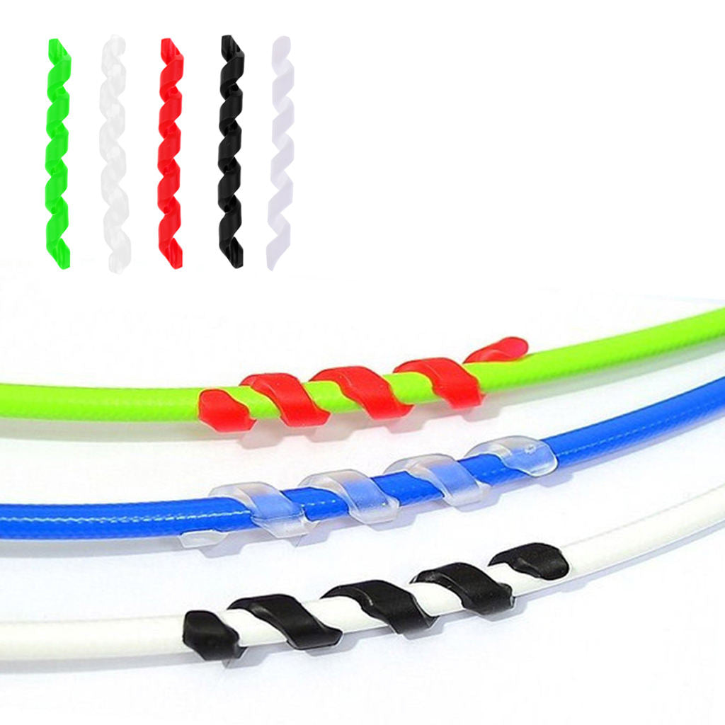 Lots 5 Bicycle Shift Brake Cable Housing Protector Anti-friction Shift Line