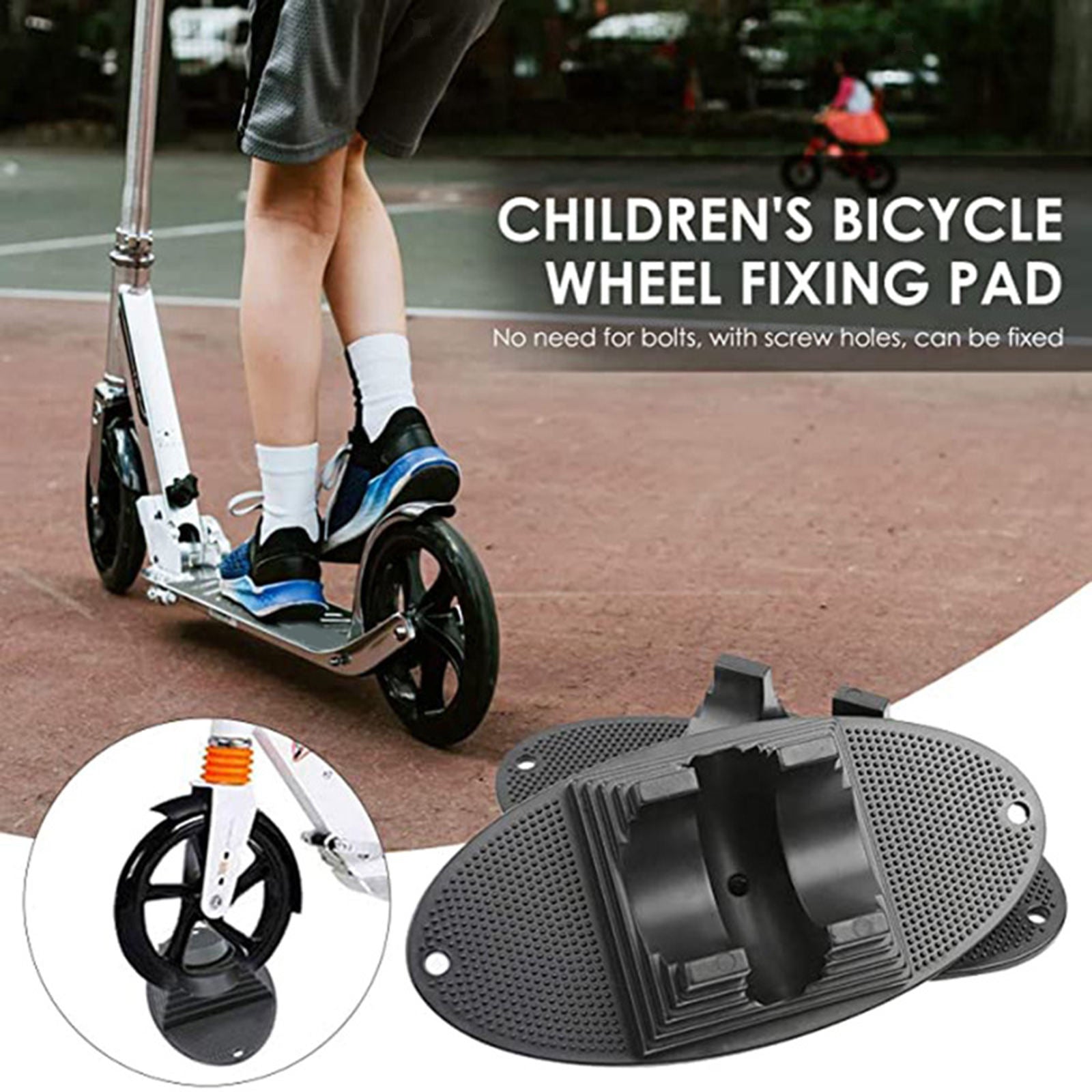 Universal Scooter Stand Parking Front Wheel Ground Holder Station Stable