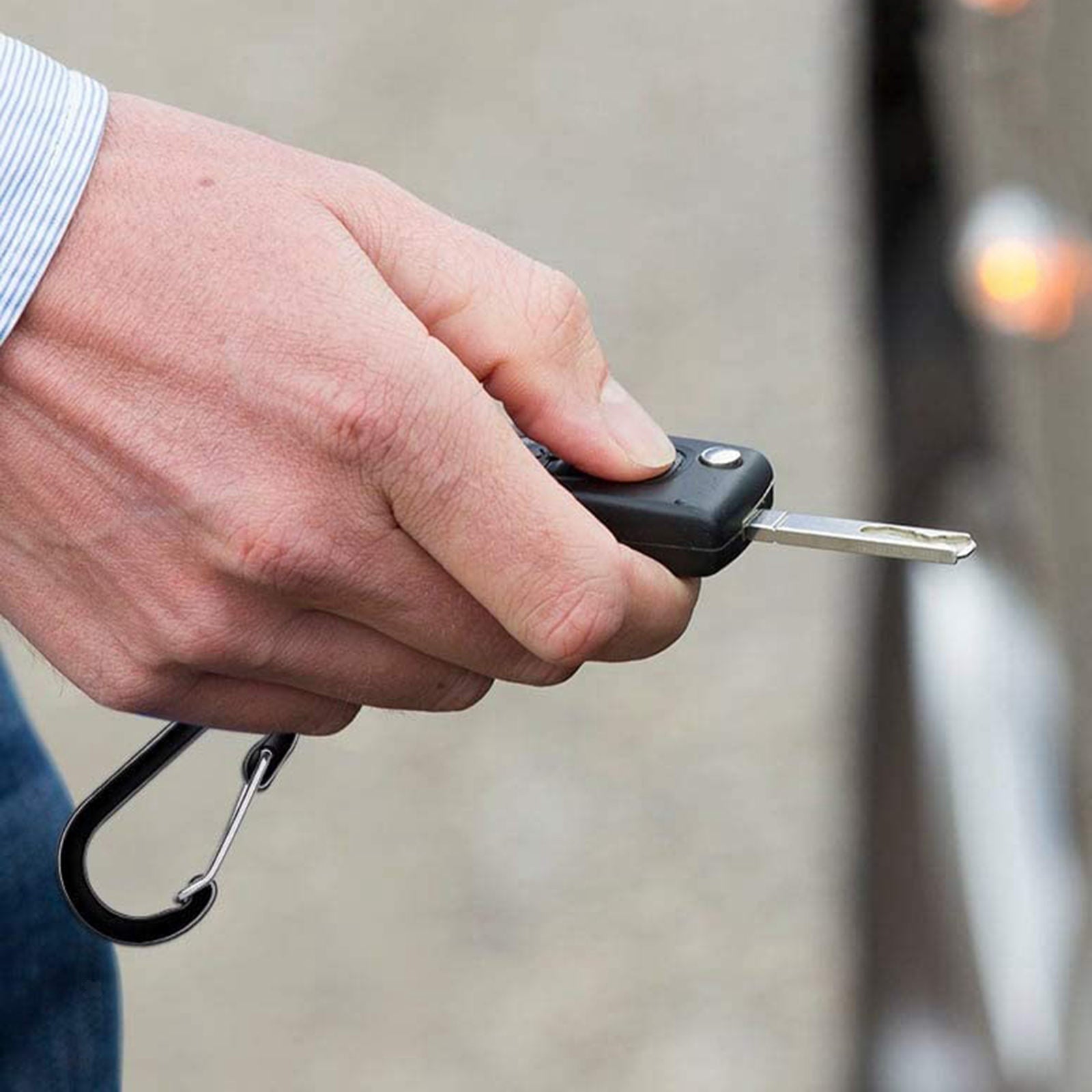 Pack of 5 Retractable Key Chain, Stretchable Key Holder with 60cm/ 23.6 Inches