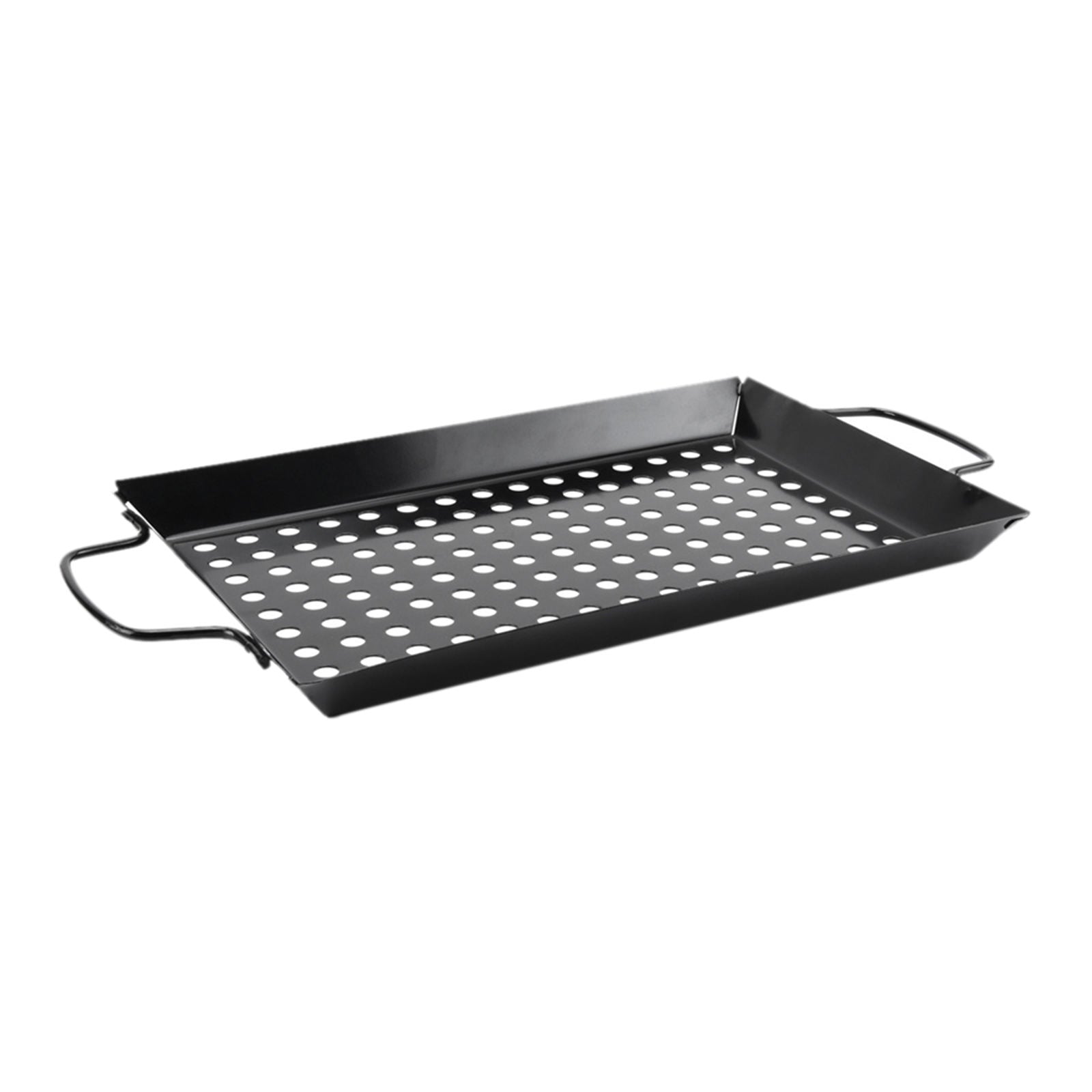 Nonstick BBQ Pans Grill Basket Perforated Outdoor Camping Cooking Grill Fish