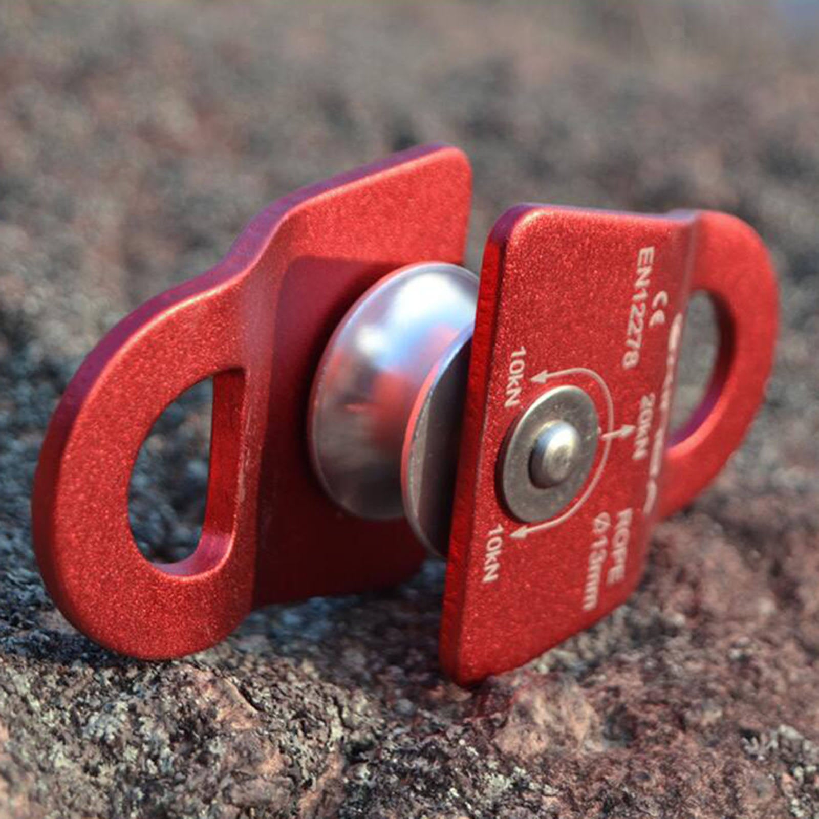 20KN Pulley for Rock Tree Climbing Lifting 13mm Rope Equipment Accessories