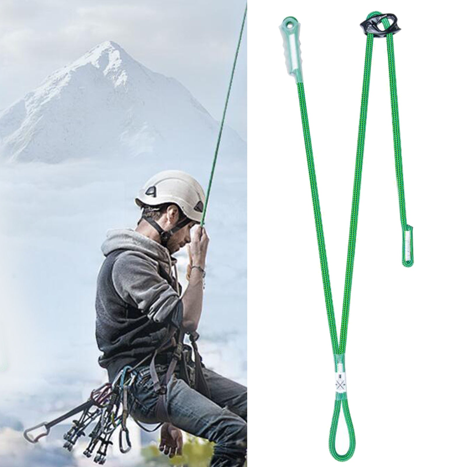 Safety Climbing Positioning Lanyard Durable Harness Anti-fall Descending