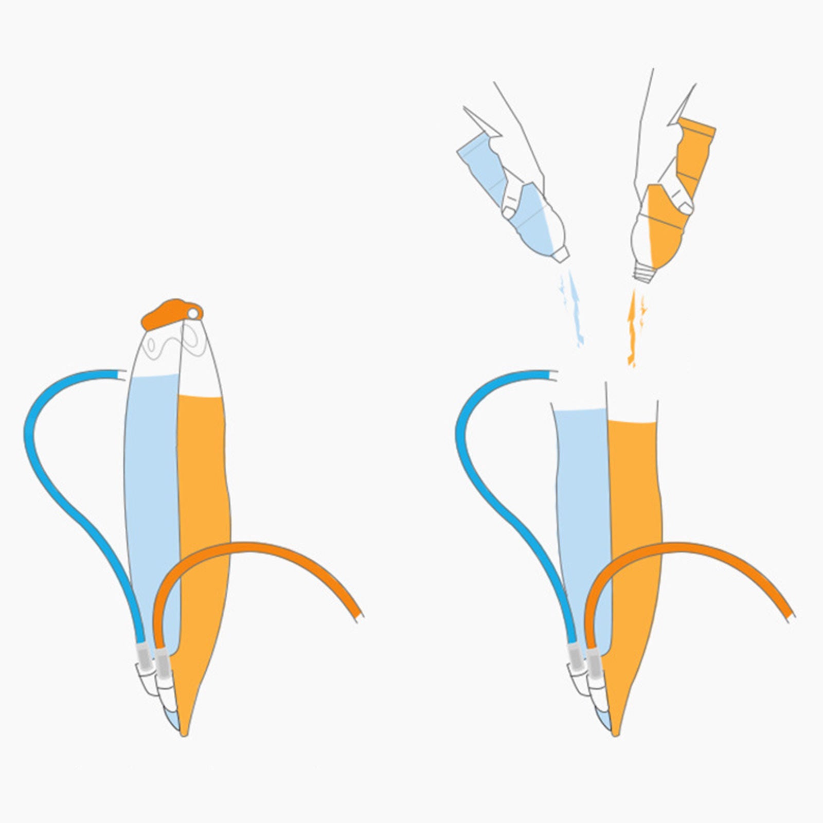 2L Hydration Bladder Soft Flask Safe Beverage Water Reservoir Outdoor Sports