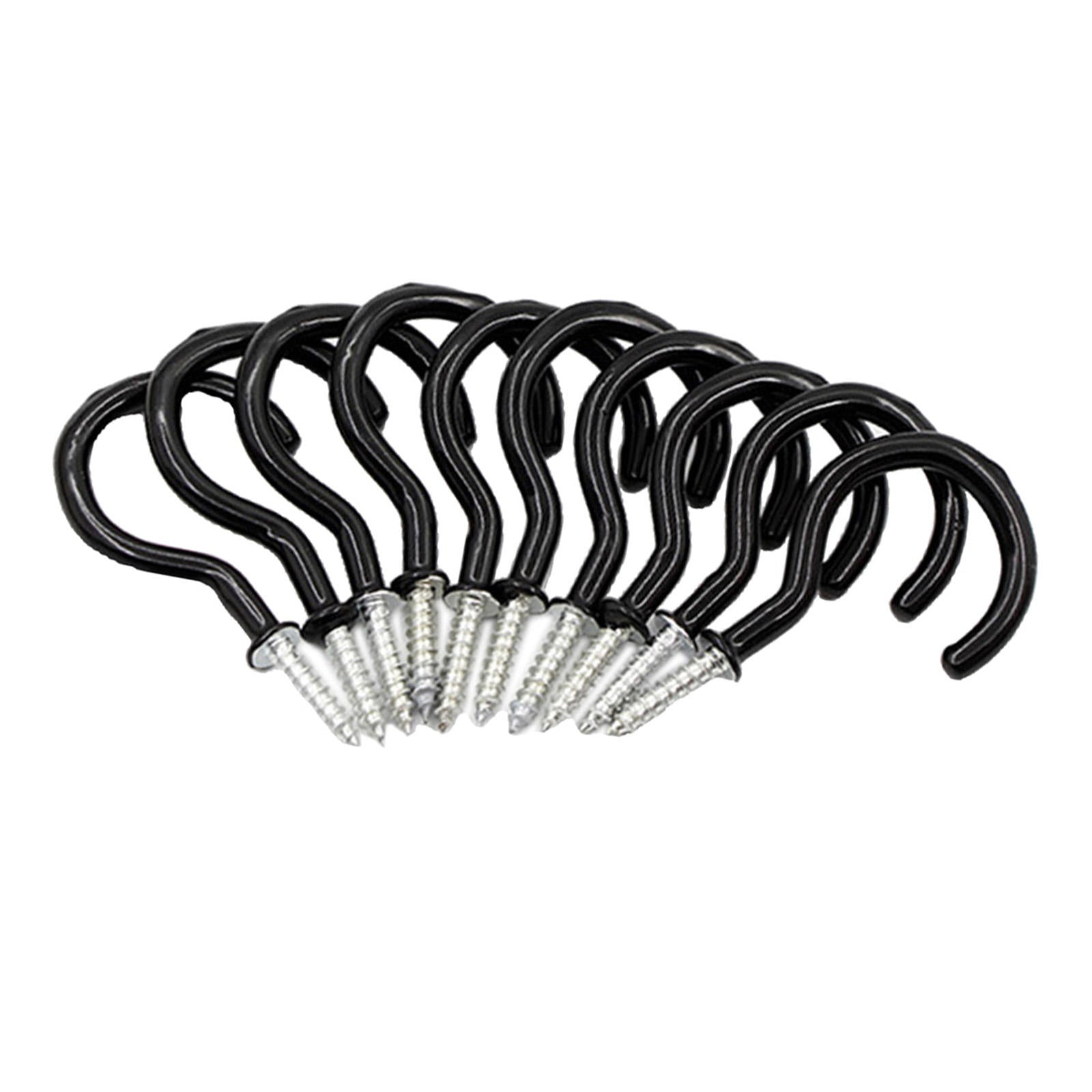 10x Tent Stakes with Hook Camping Tent Canopies Screw Stake Nail Spike