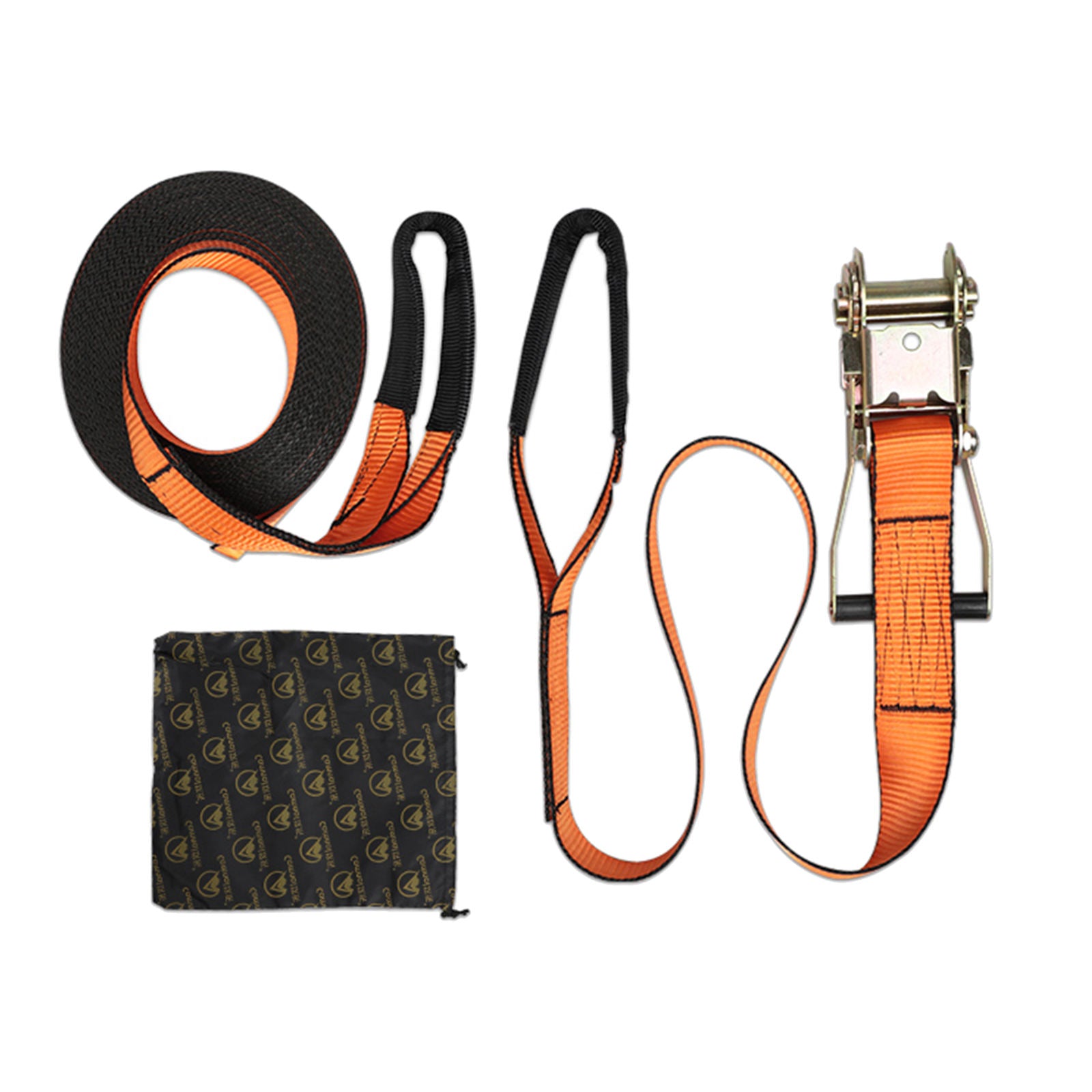 Slackline Kit Classic Safer with Carry Bag Heat Resistance for Backyard